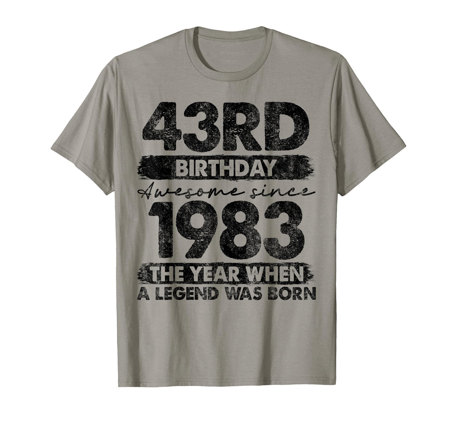 43 Year Old Gifts Vintage 1983 Limited Edition 43rd Birthday T-Shirt