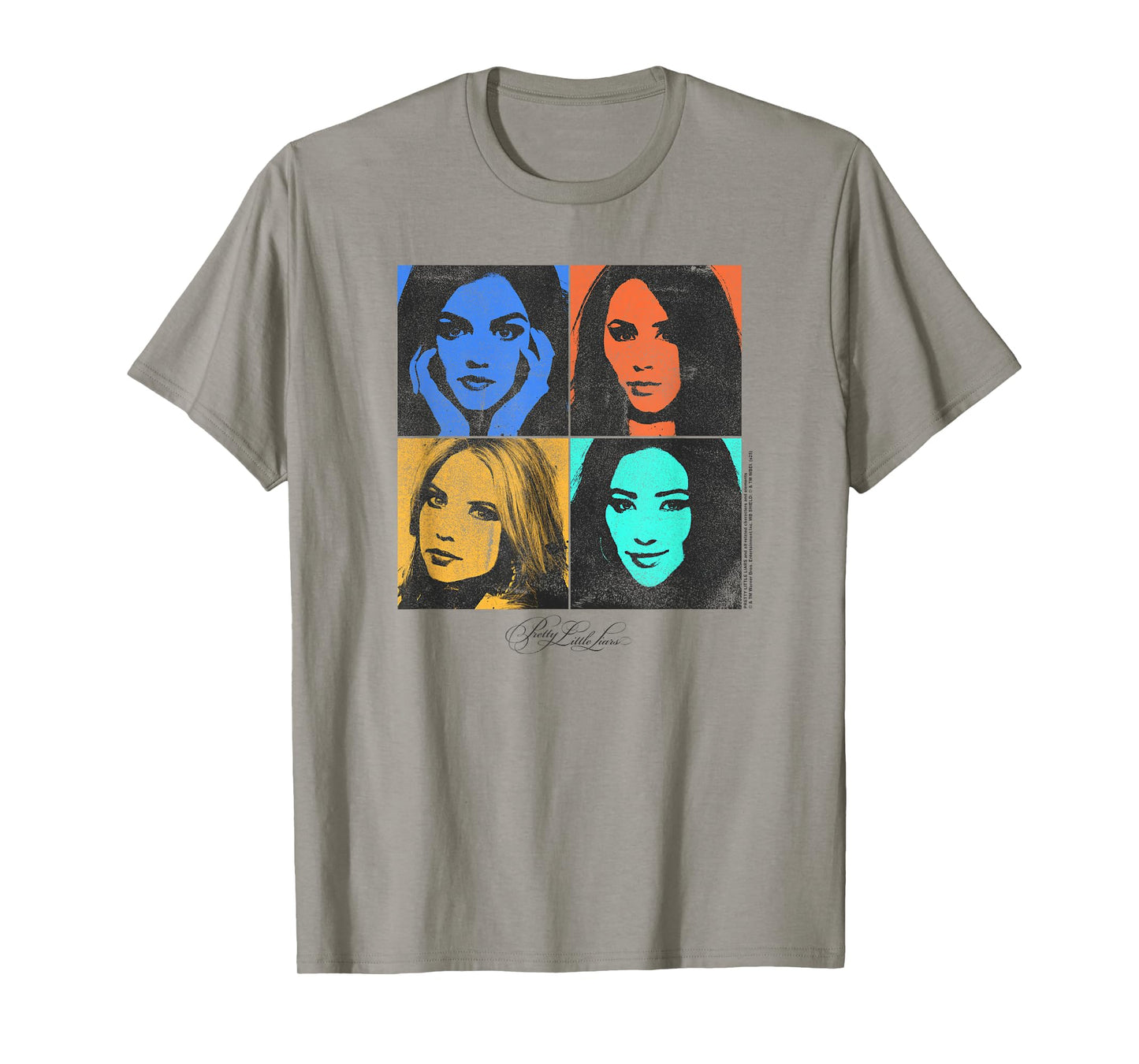 Pretty Little Liars Colorful Cast Pop Art TV Show T-Shirt