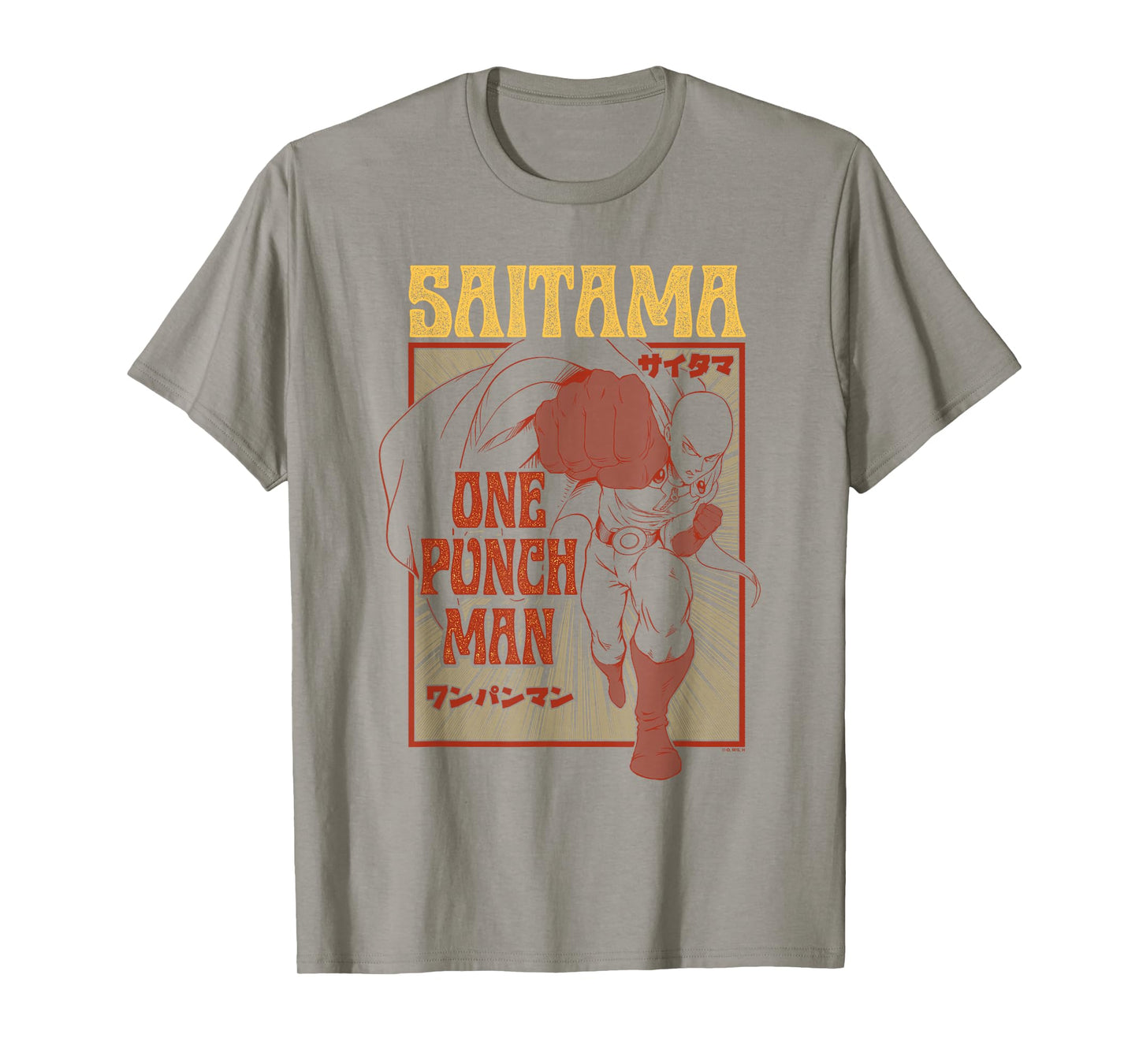 One Punch Man Saitama Manga Style Illustration Anime T-Shirt