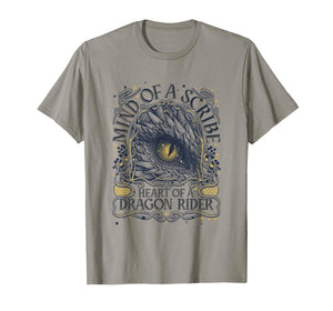 Fourth Wing Mind of A Scribe Heart Rider T-Shirt
