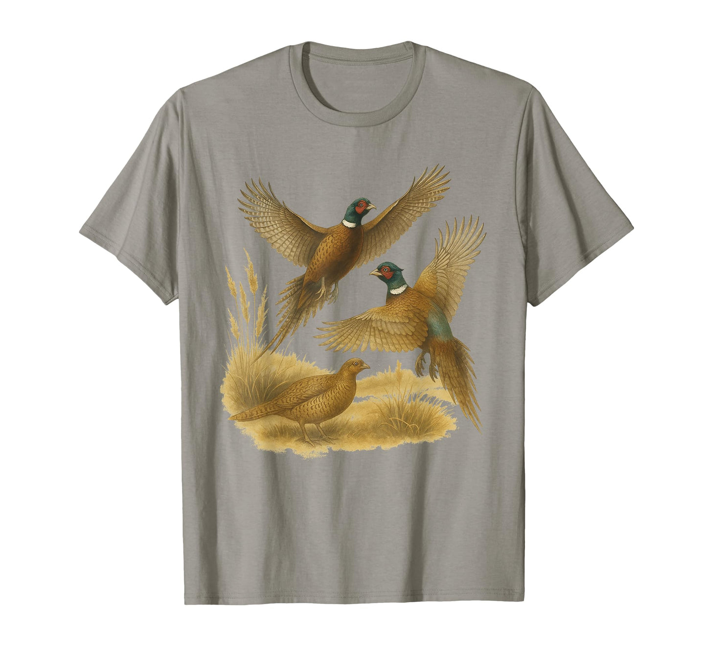 Retro Pheasant 90s Nature Vintage Wildlife Bird T-Shirt