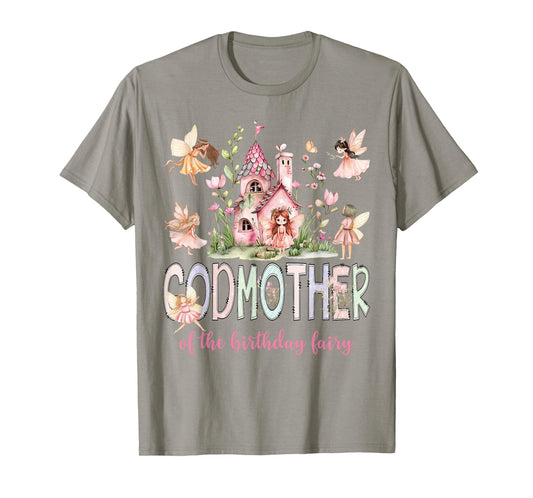 Godmother of The Birthday Fairy Magical Girl Matching T-Shirt