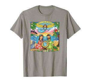 Hawaiian Christmas Nativity Mele Kalikimaka Christian T-Shirt