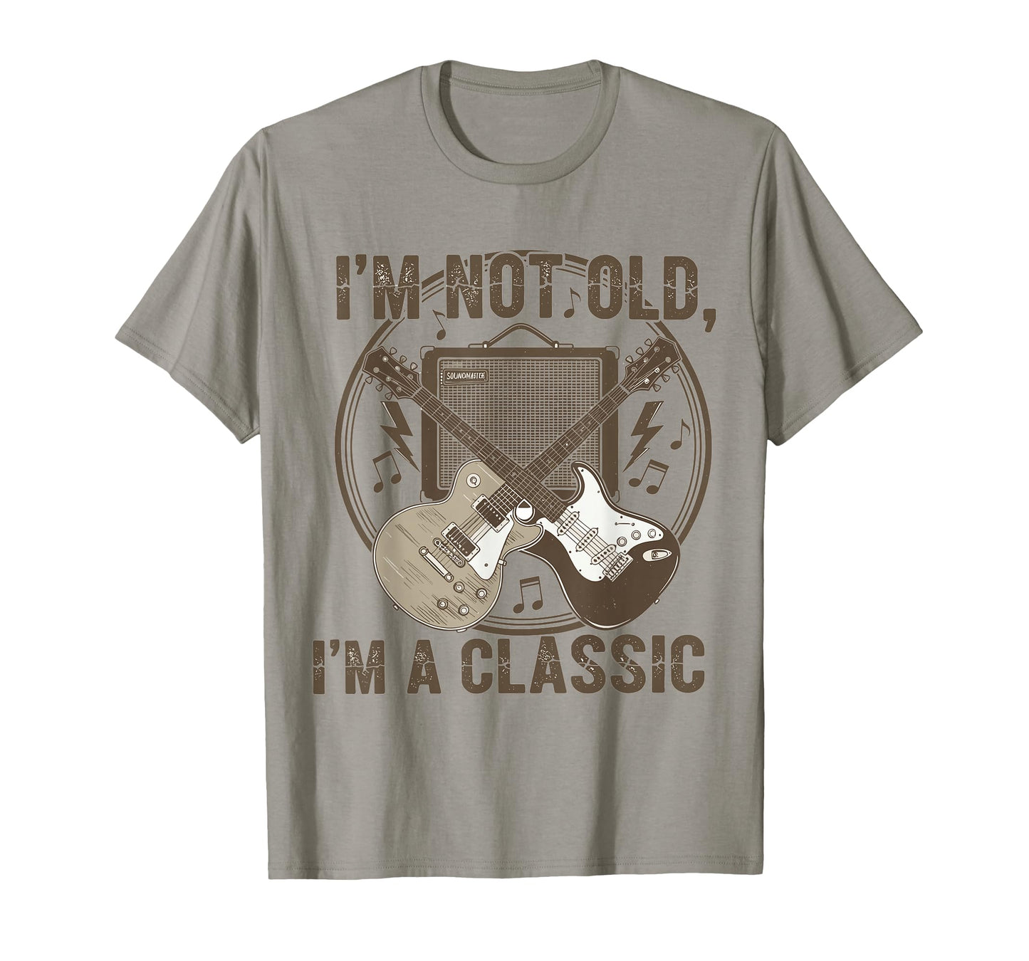 I’m Not Old I’m A Classic Funny Guitar Vintage Music T-Shirt