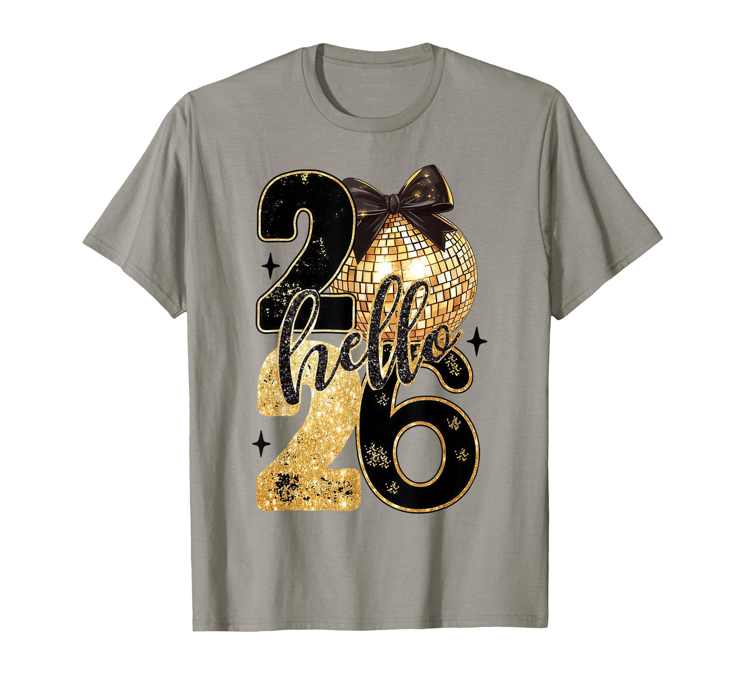 Happy New Year Party 2026 Ballon Family Matching Men Women T-Shirt
