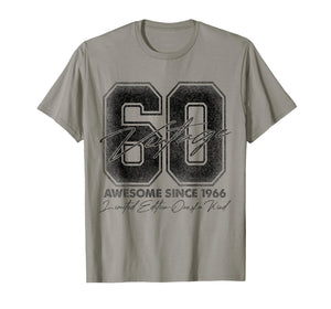 60 Year Old Gifts Vintage 1966 Limited Edition 60th Birthday T-Shirt