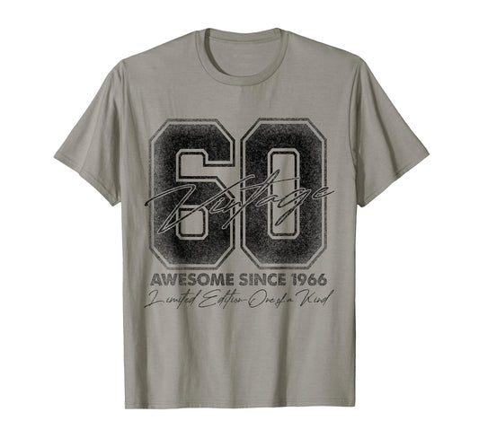 60 Year Old Gifts Vintage 1966 Limited Edition 60th Birthday T-Shirt