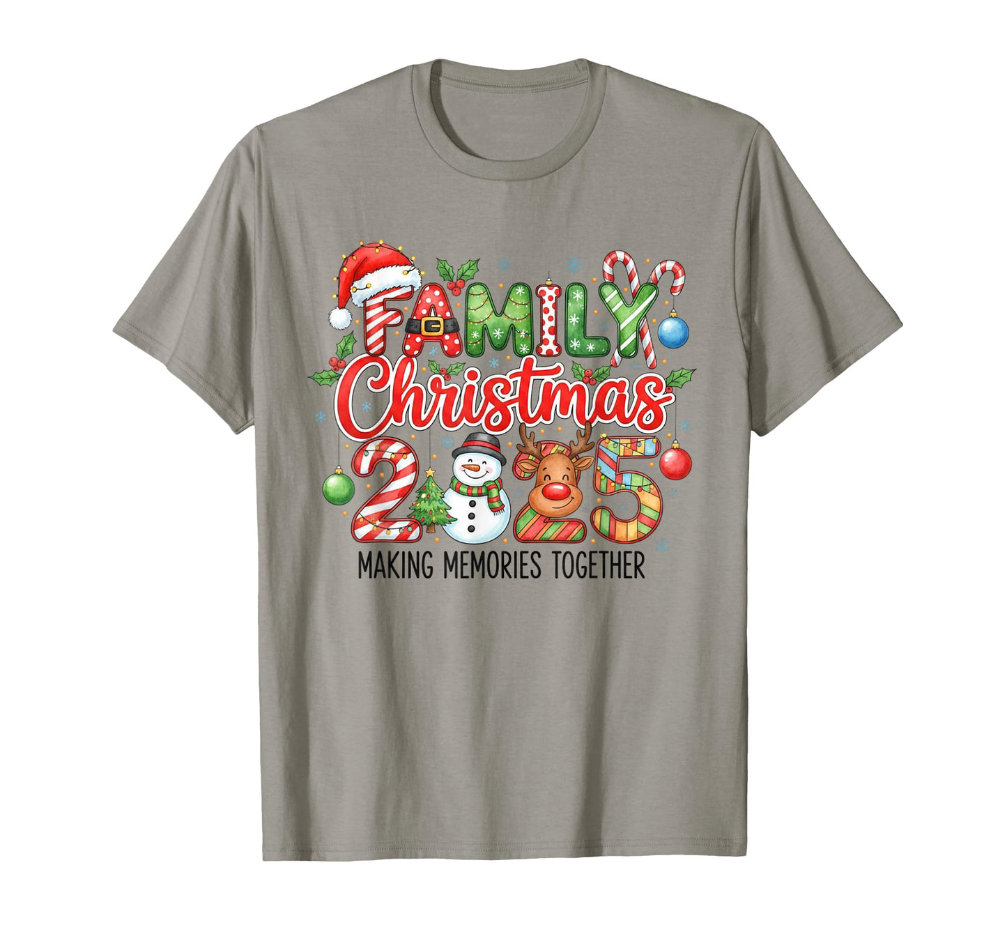 Family Christmas 2025 Making Memories Together Matching Xmas T-Shirt
