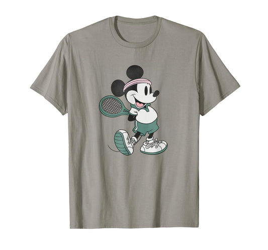 Disney Mickey and Friends Vintage Tennis Player Mickey T-Shirt