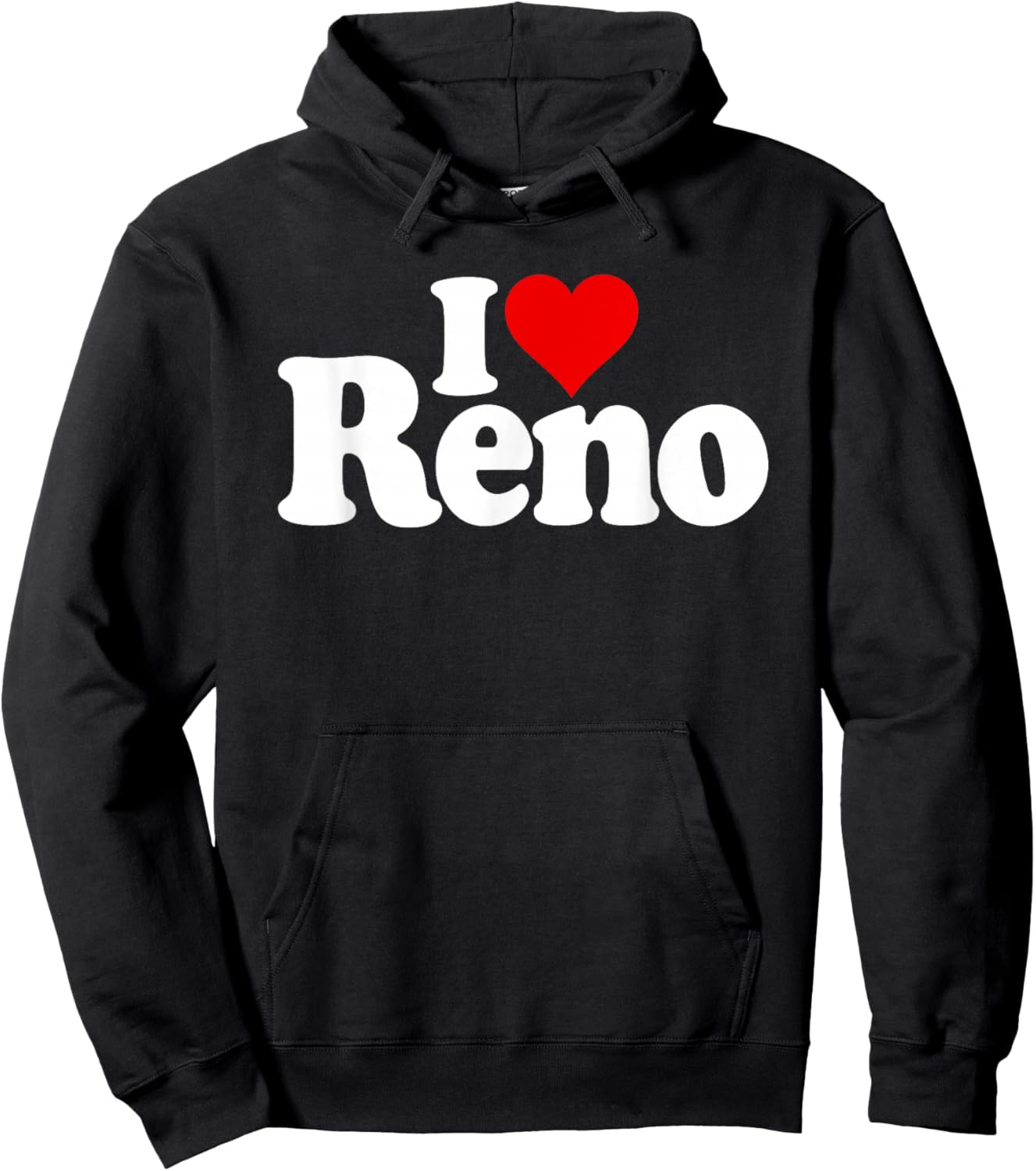 I Love Reno I Heart Tahoe Nevada Hoodie - Hoodie | Black