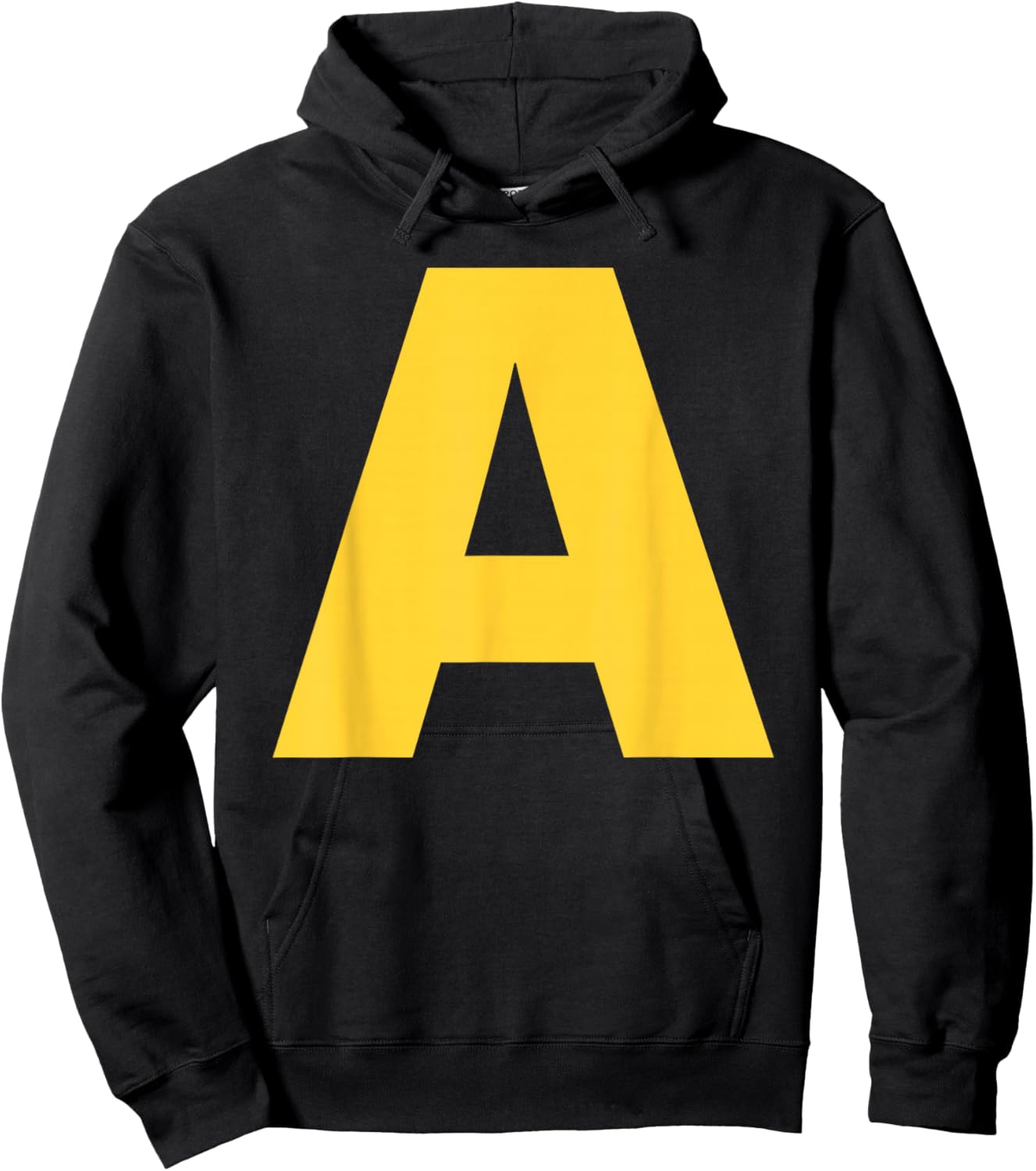 Halloween Letter A Alphabet Matching Costume Men Women Kids Hoodie - Hoodie | Black
