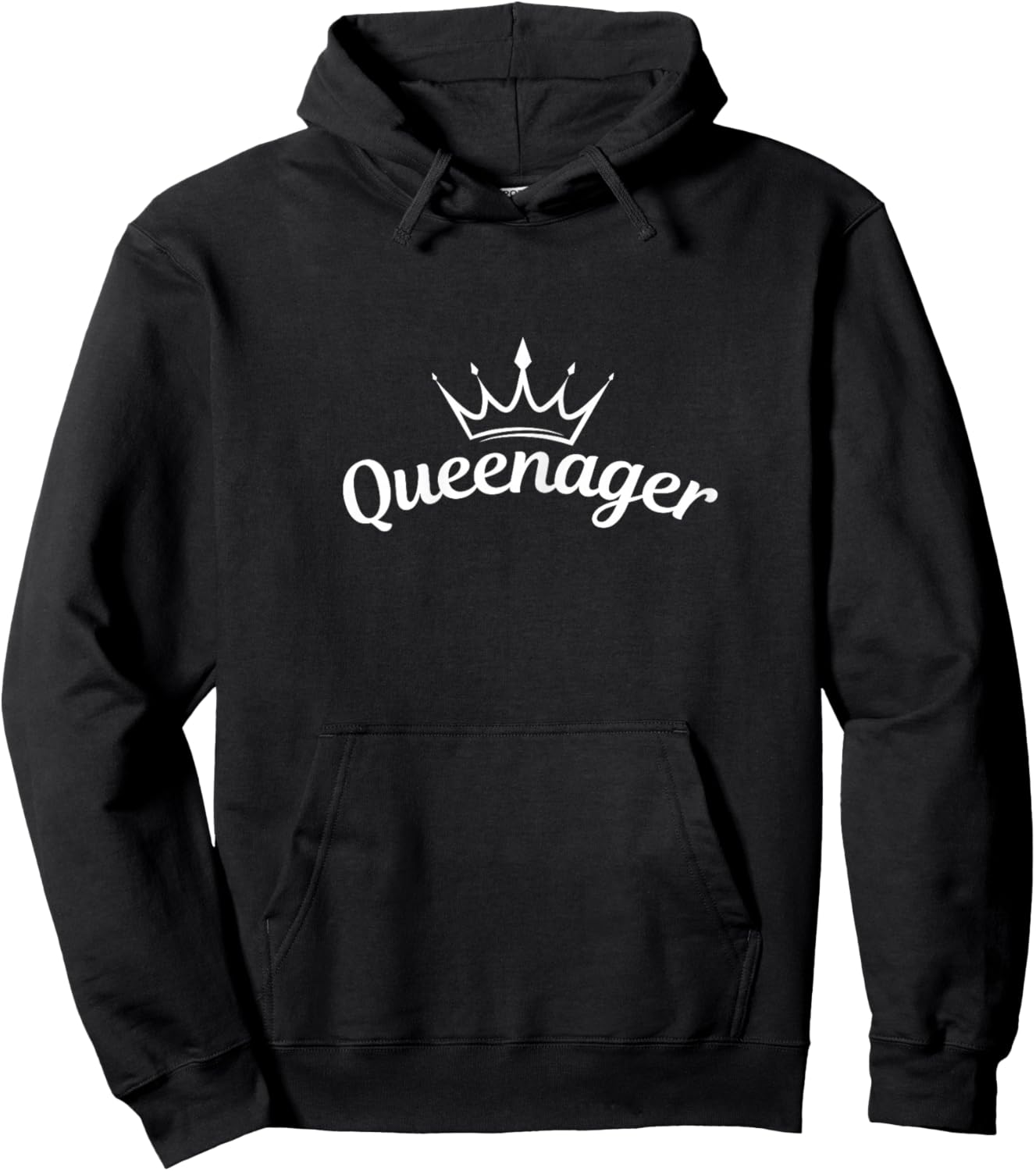 Queenager Queenagers Women Mom Grandma Hoodie - Hoodie | Black