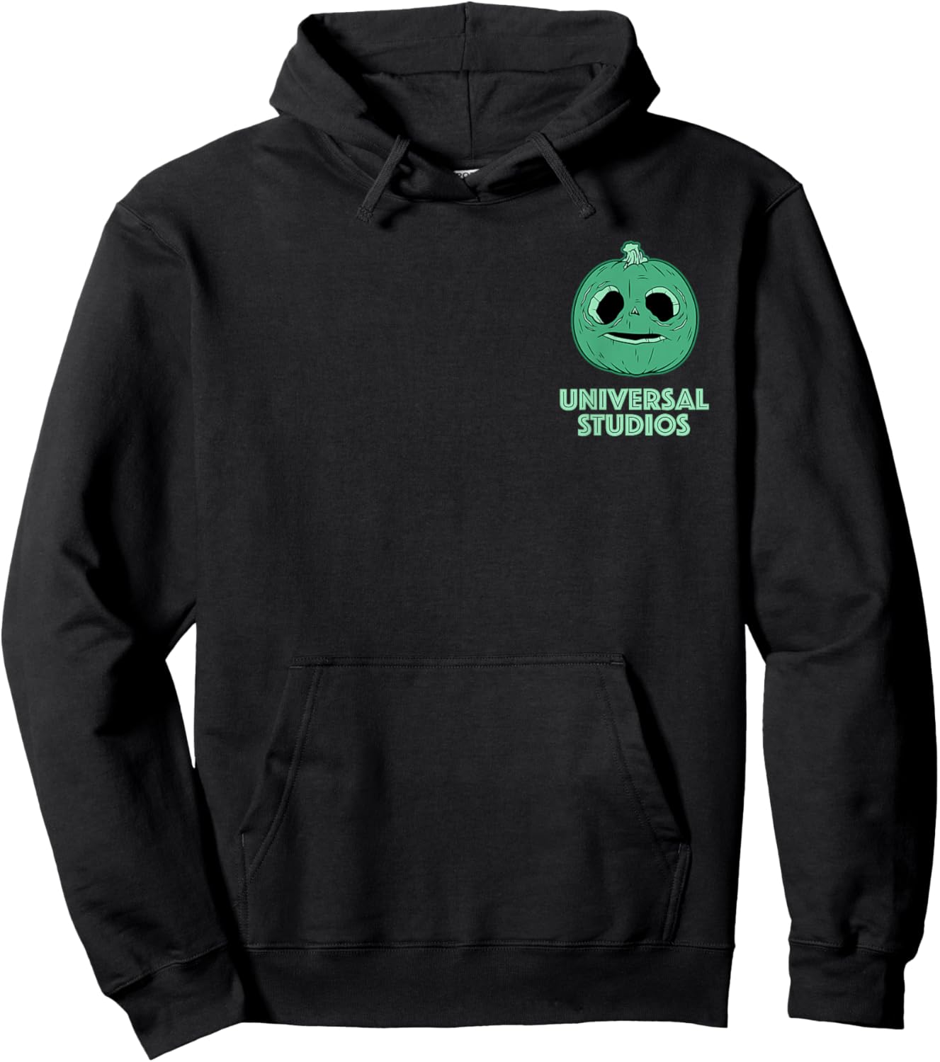 Halloween Horror Nights Lil Boo Retro Glow Front & Back Hoodie - Hoodie | Black