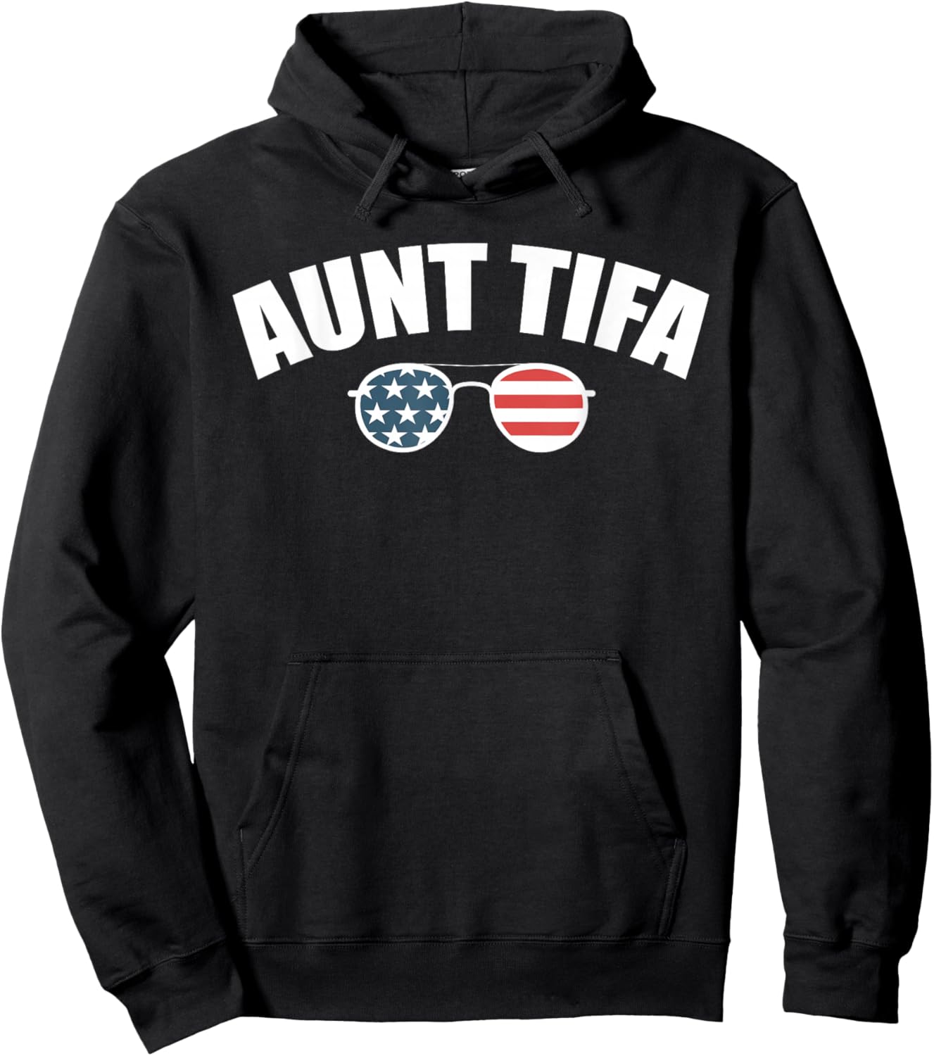 Aunt Tifa Funny Design Hoodie - Hoodie | Black