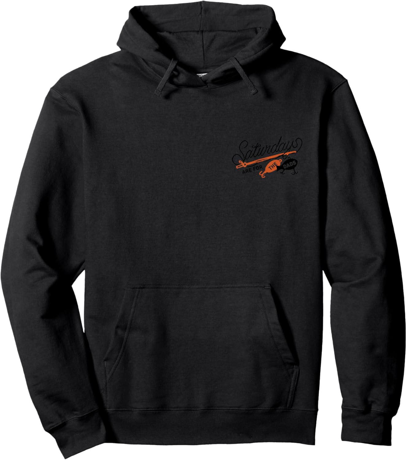 Saturdays are for The Dads Fishing Lovers 2 Sides Print Hoodie - Hoodie | Black