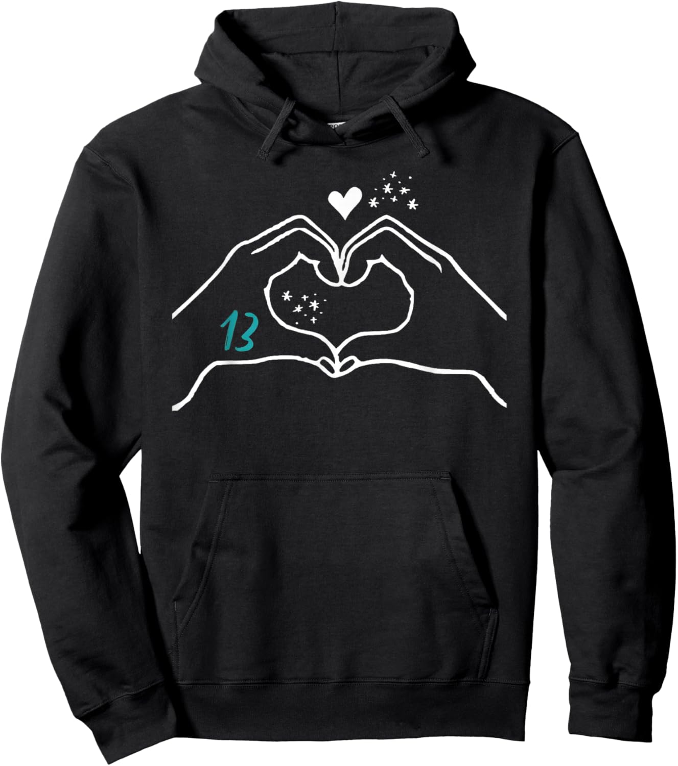 Funny Heart Hands Taylor First Name Girl Vintage 70's 80's Hoodie - Hoodie | Black
