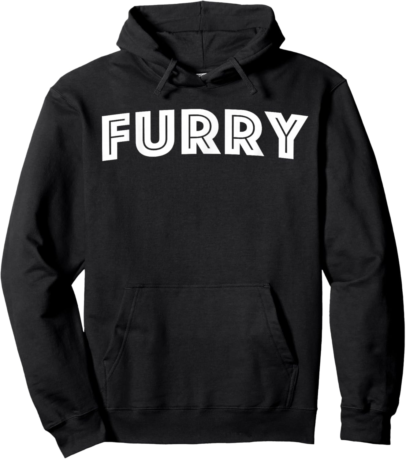 Furry Hoodie - Hoodie | Black