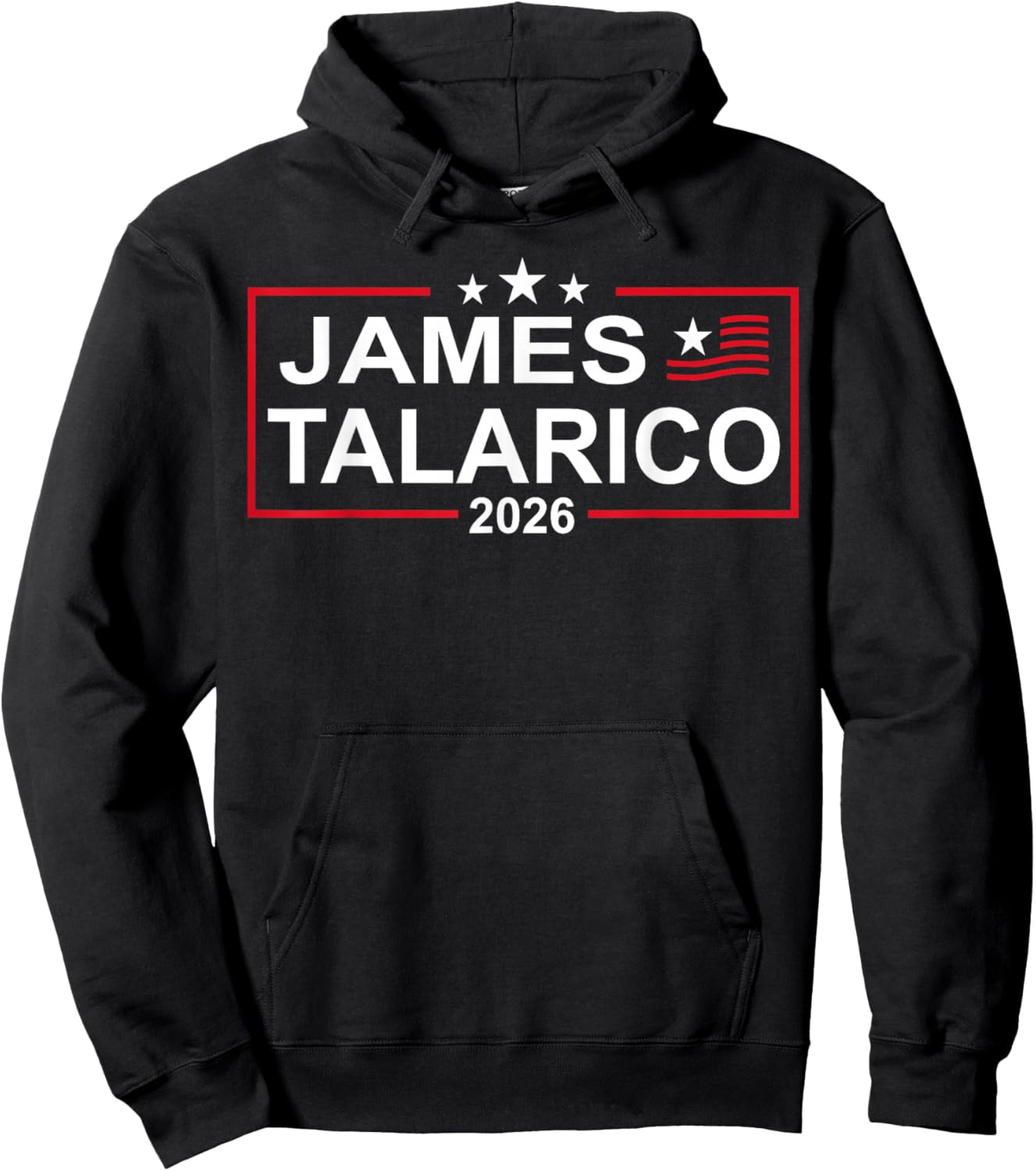 James Talarico for U.S. Senate from Texas 2026 Retro US Flag Hoodie - Hoodie | Black
