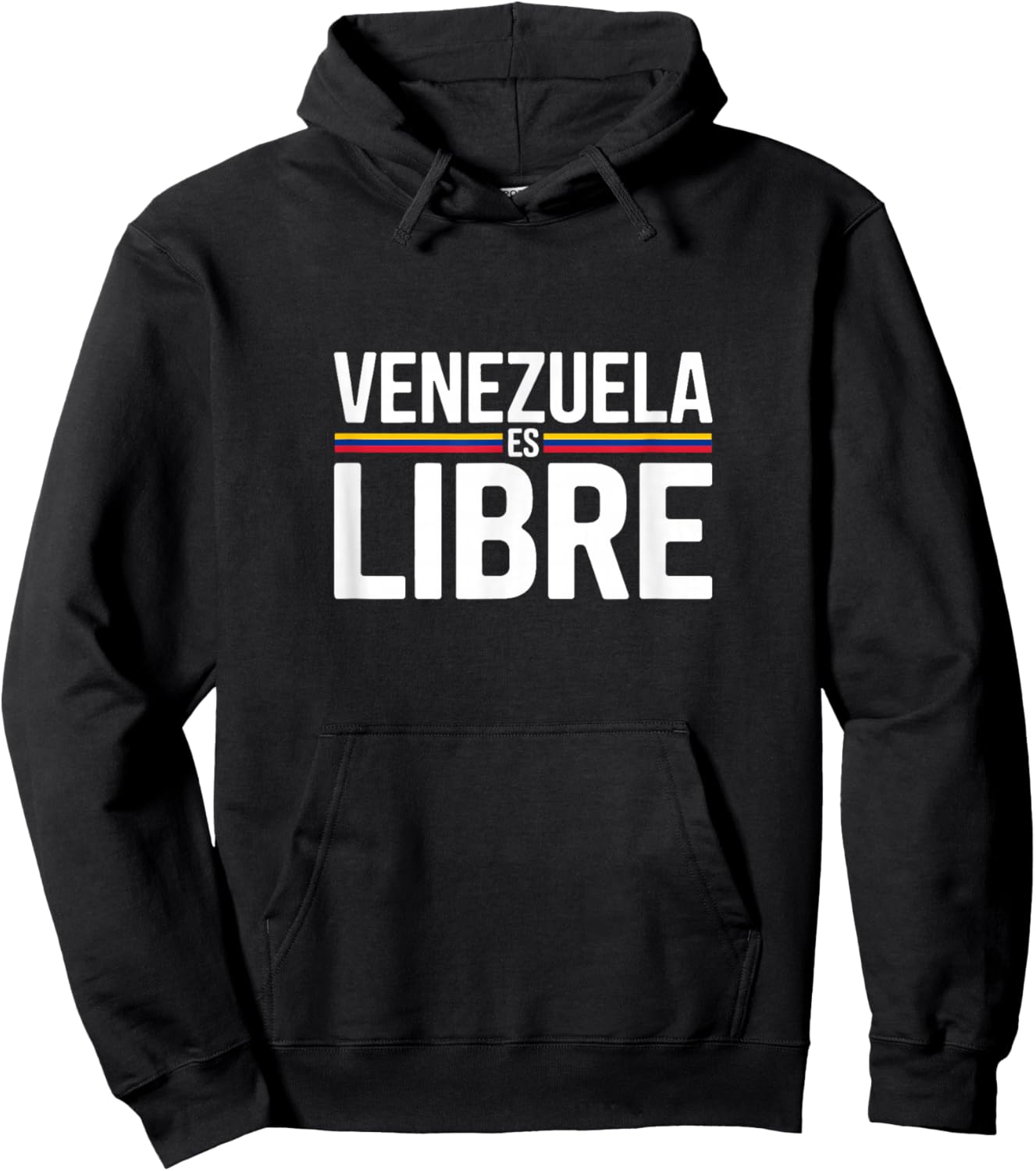 Venezuela ES Libre Venezuelan Freedom Pride Hoodie - Hoodie | Black