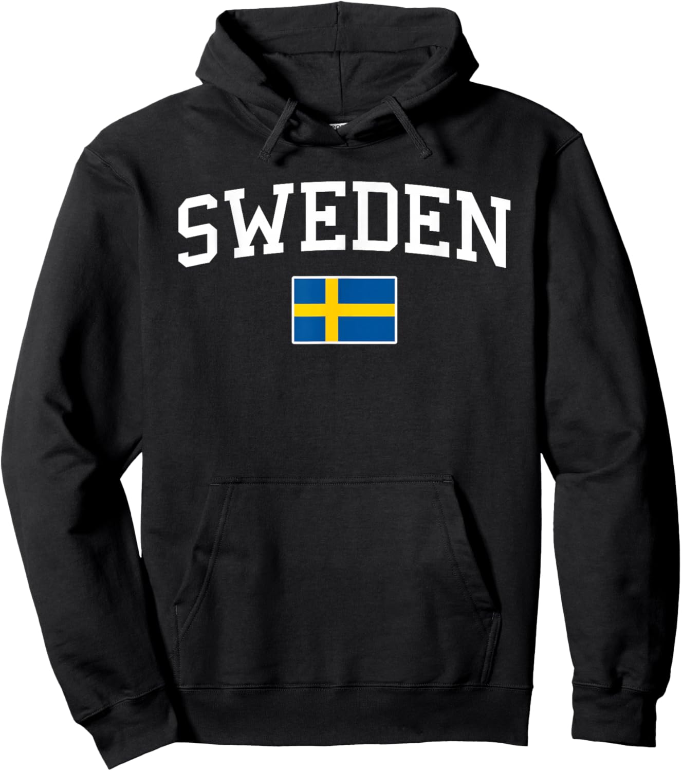 Swedish Flag Men Women Kids Sweden Hoodie - Hoodie | Black