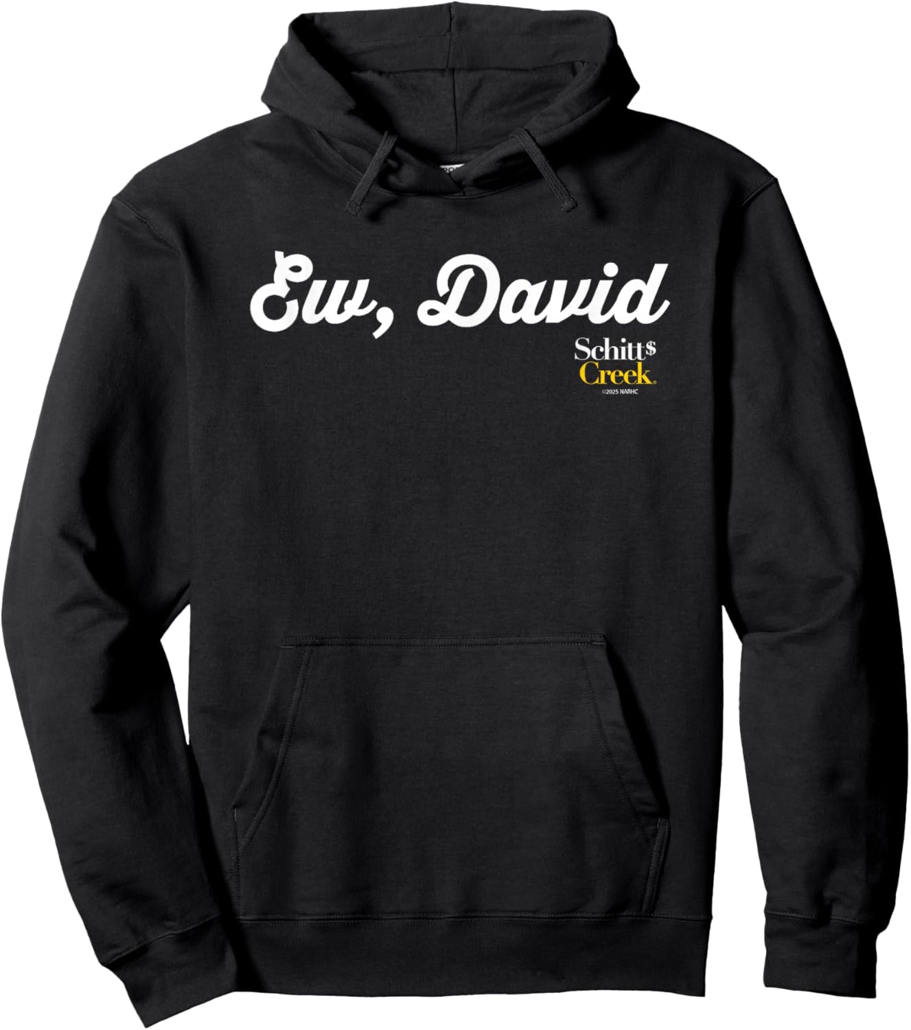 Schitt's Creek Ew David Alexis Rose Quote Hoodie - Hoodie | Black