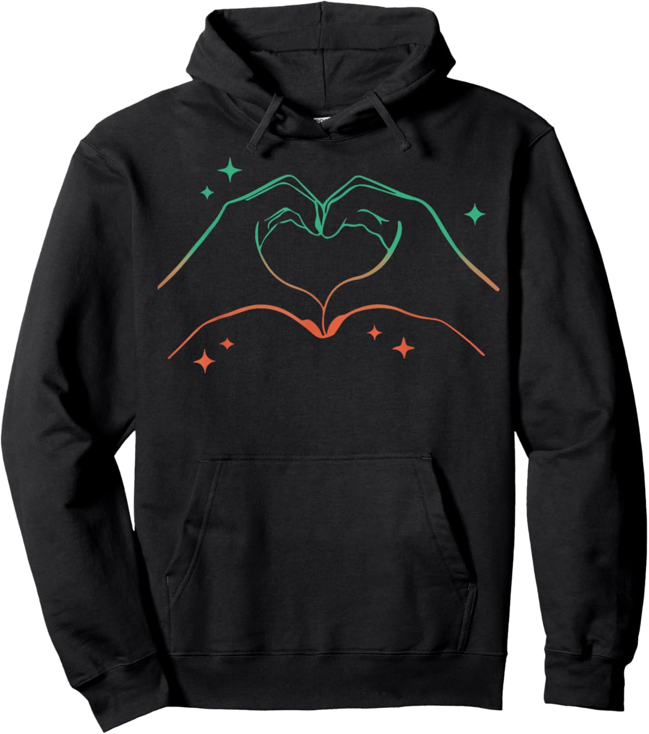 Heart Hands Taylor First Name Girl Vintage 70's 80's Hoodie - Hoodie | Black