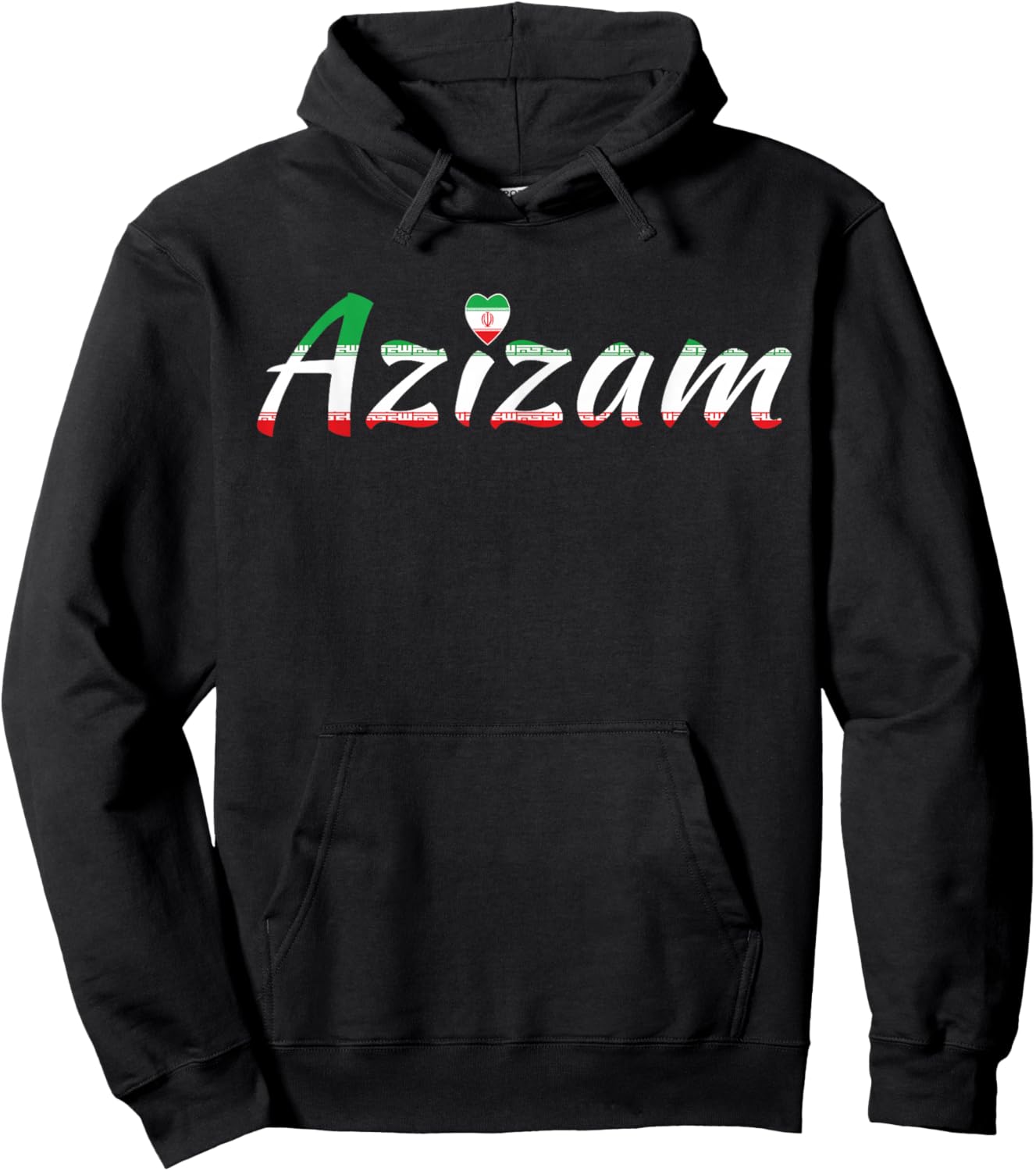 My Darling Persian Iran Farsi Love Quote Azizam Hoodie - Hoodie | Black