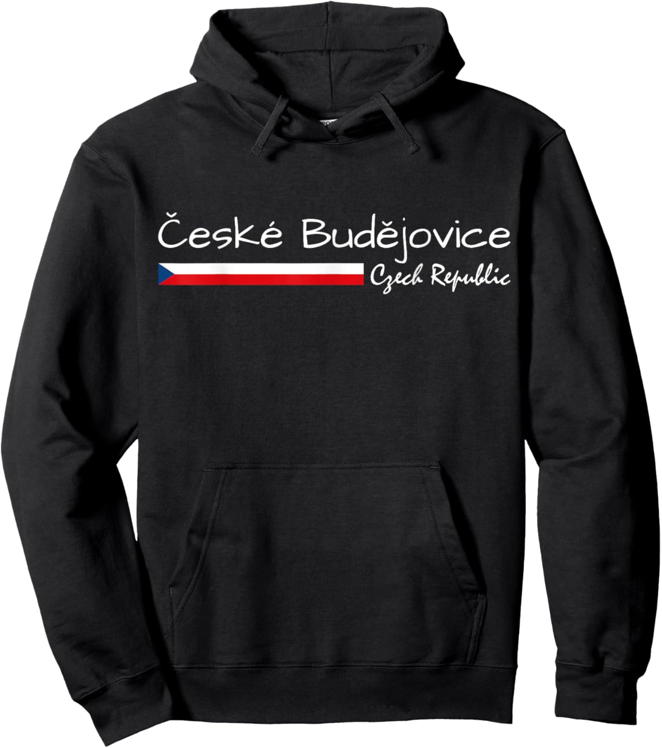 Ceske Budejovice Czech Republic, Czech Flag, C. Budejovice Hoodie - Hoodie | Black