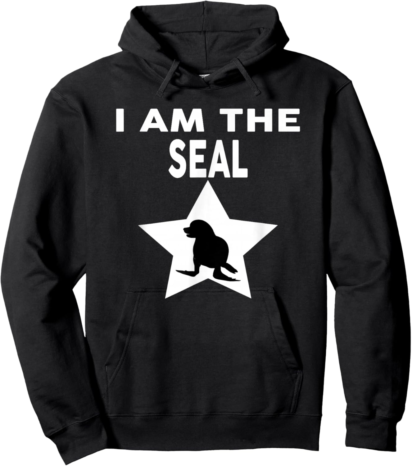 I Am The Seal Funny Seal Hoodie - Hoodie | Black