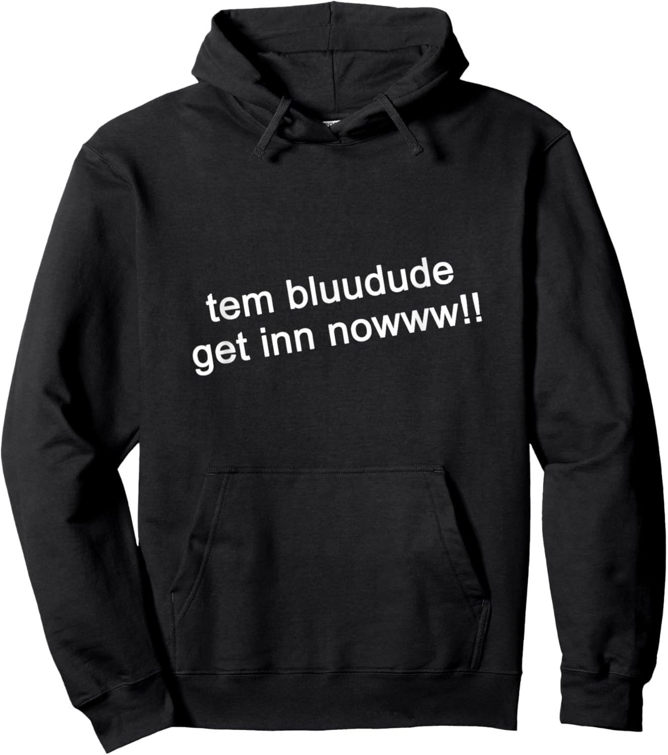 TEM Bluudud Get Inn Nowww Now Blue Dude Bluudude Team Game Hoodie - Hoodie | Black
