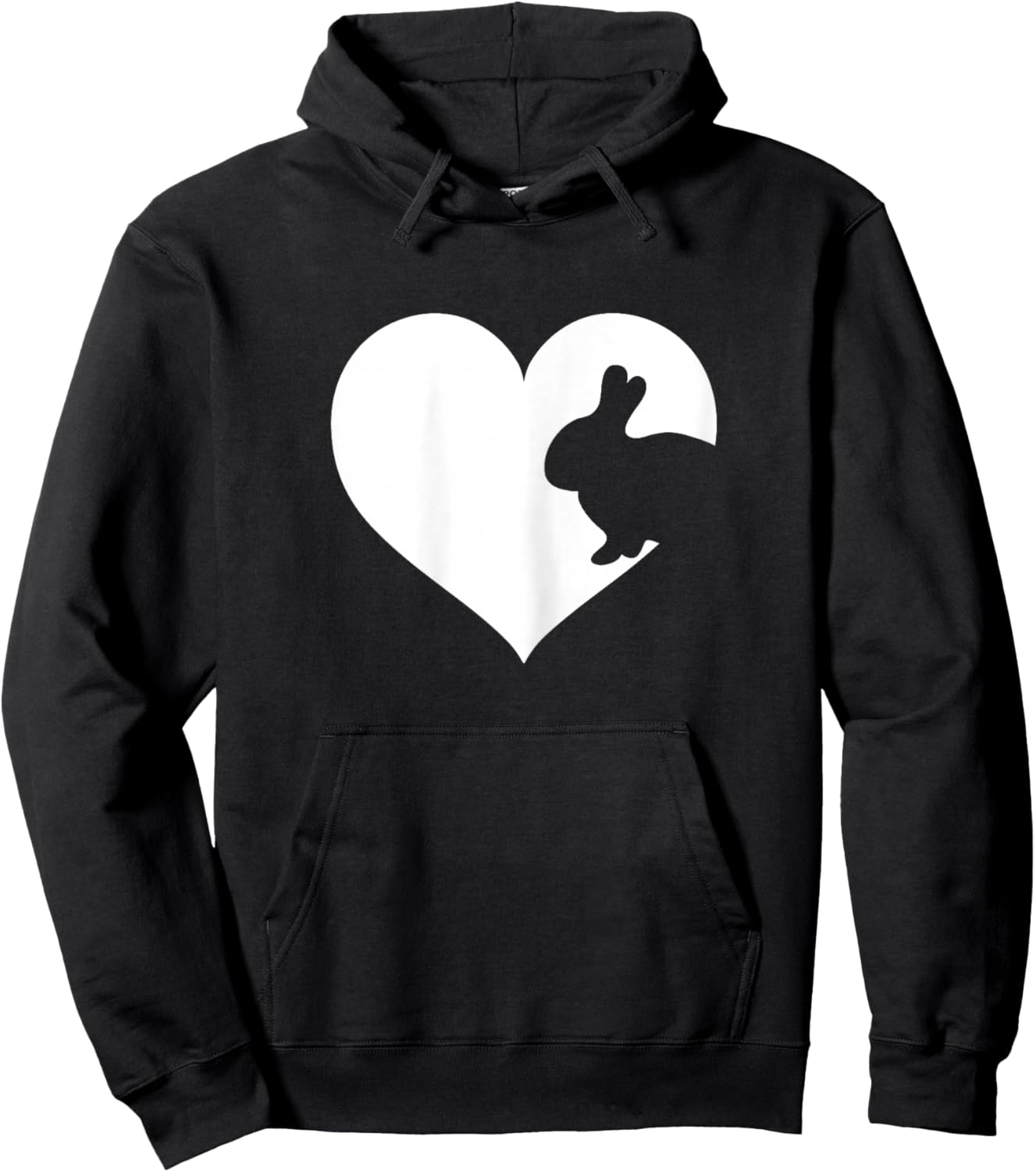 Cute Purple or Pink Rabbit Bunny Xmas Hoodie - Hoodie | Black