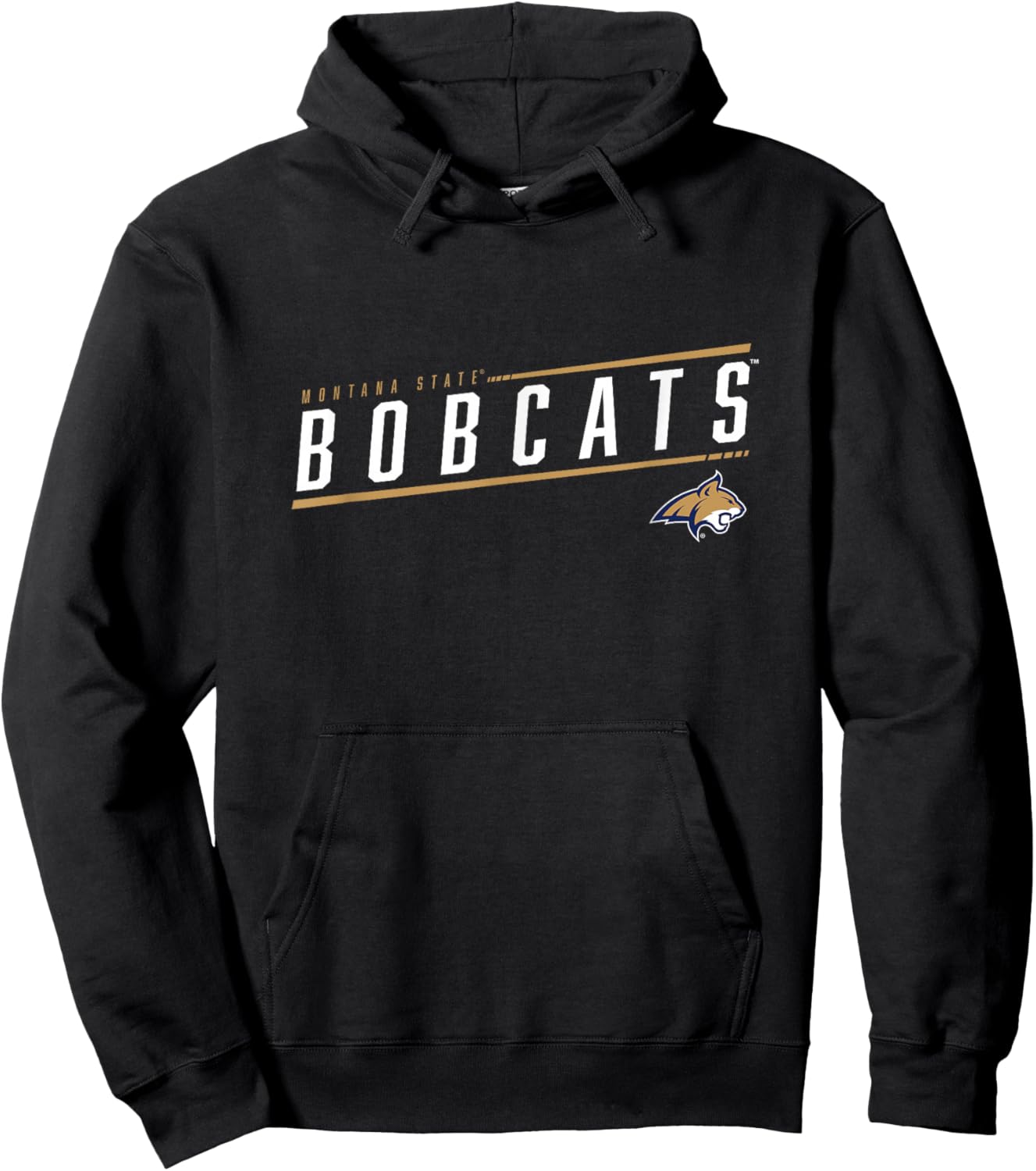 Montana State University Bobcats Sleek Hoodie - Hoodie | Black