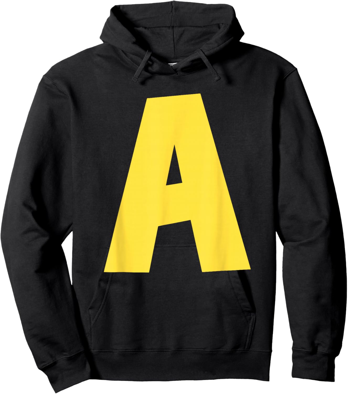 Letter A Funny Group Matching Halloween Men Kids Hoodie - Hoodie | Black