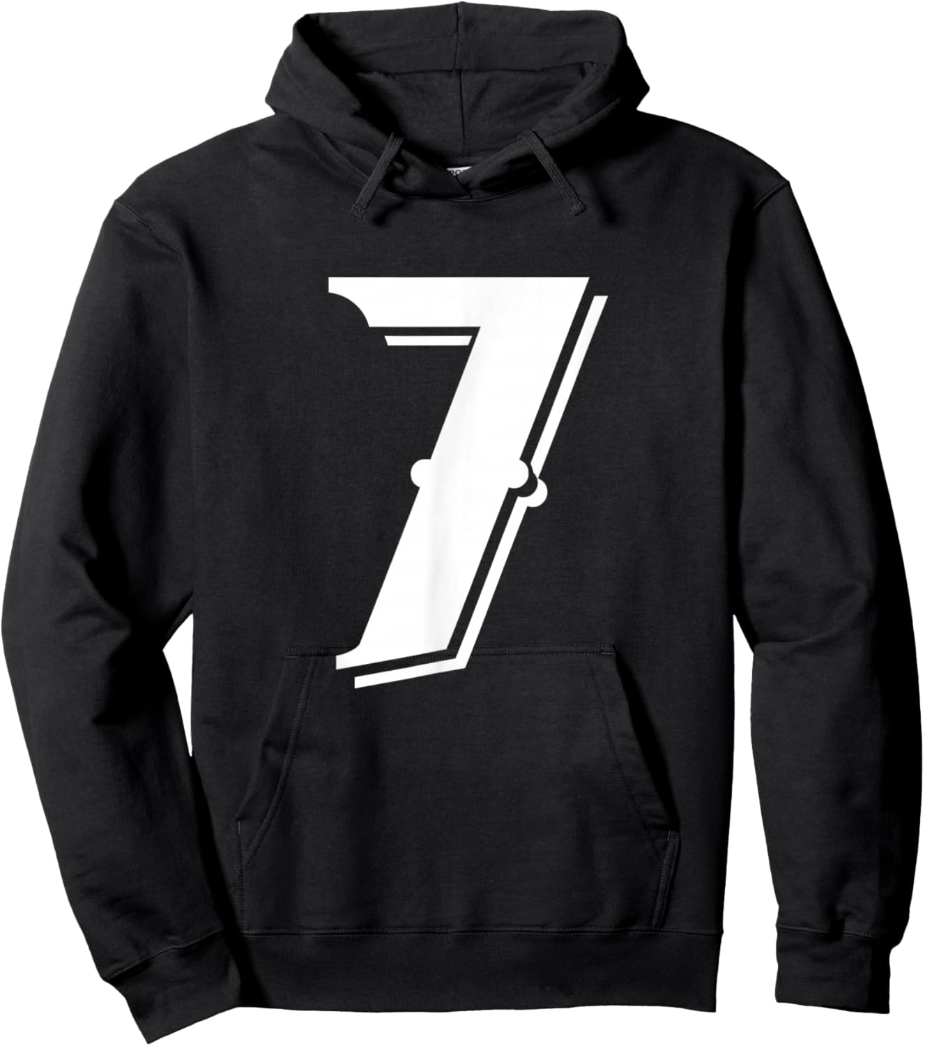 Number 7 Funny Meme Saying 6 7 Six Seven 7th Birthday 7 Year Hoodie - Hoodie | Black