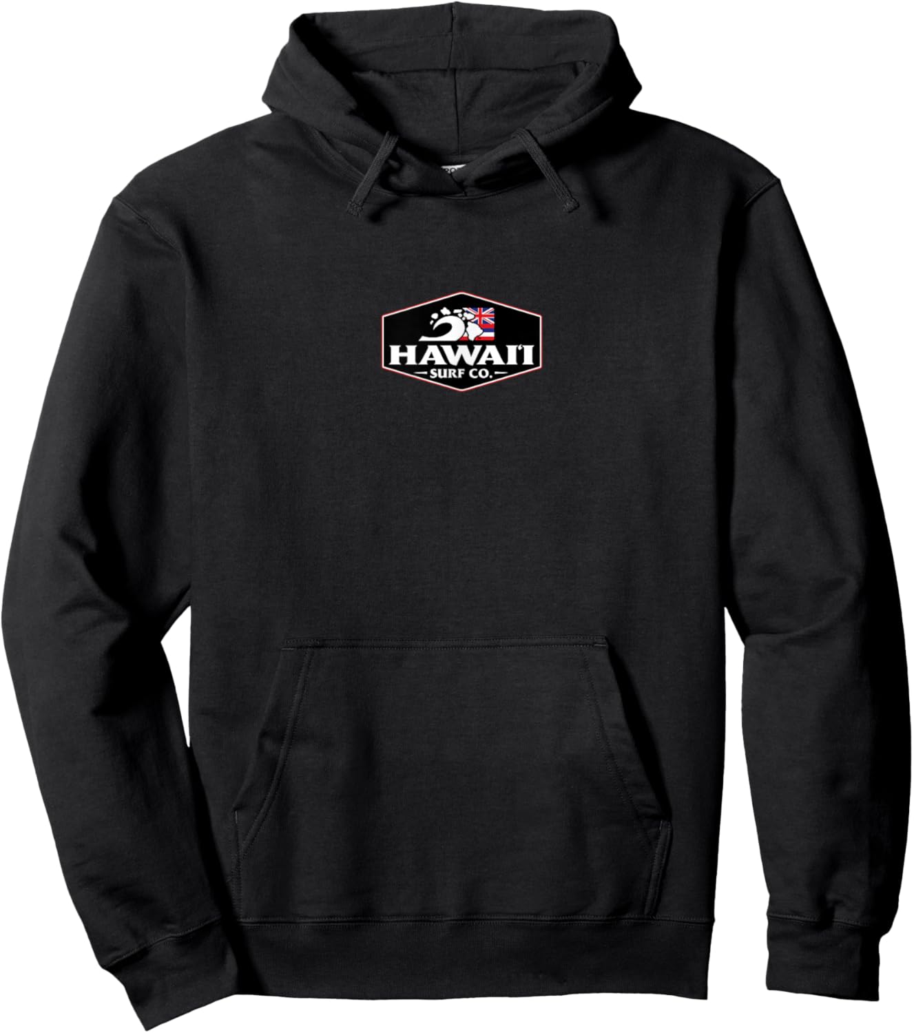 Hawaiian Flag hex Logo Hoodie - Hoodie | Black