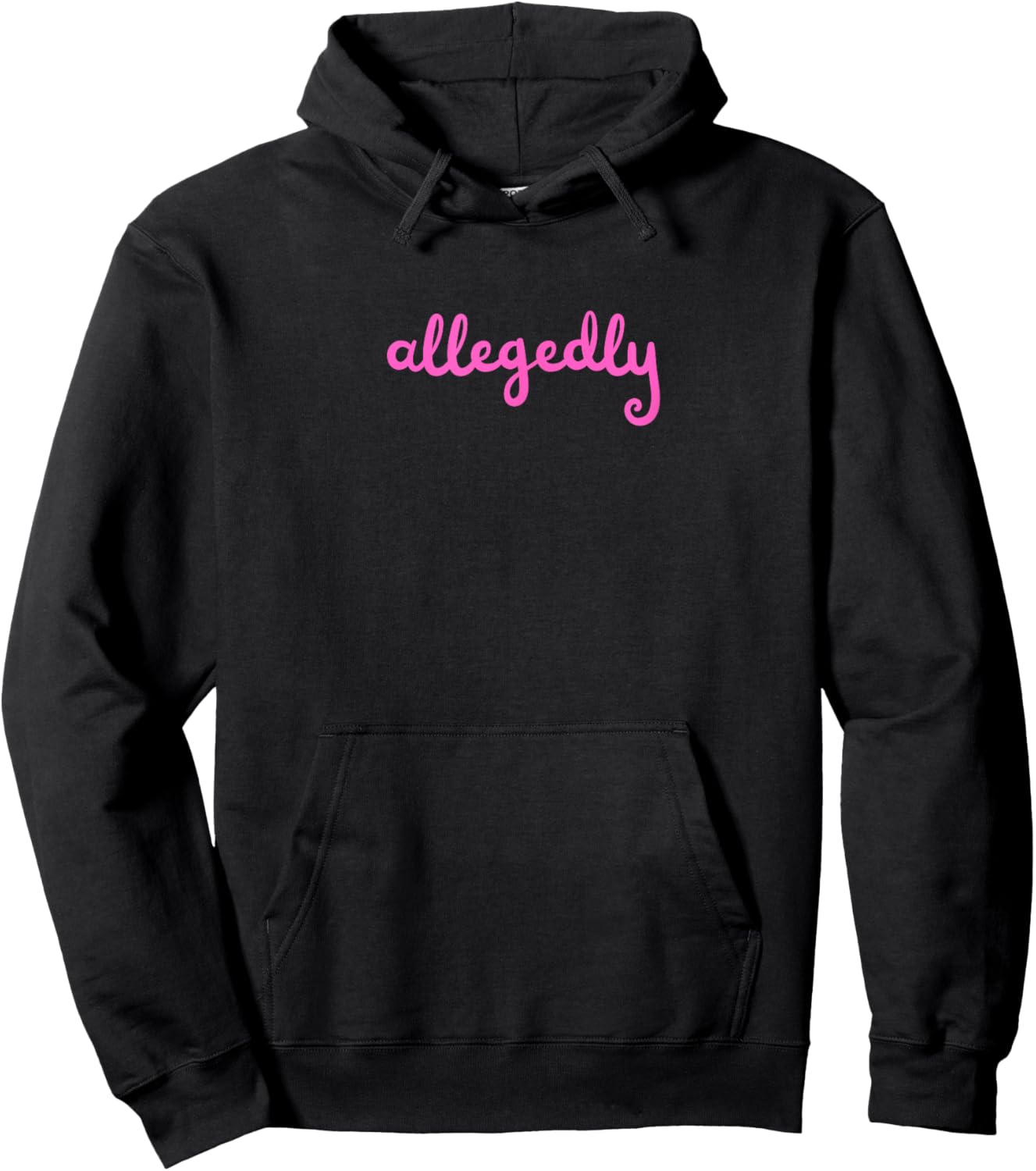 Allegedly Funny Attorney Funny Lawyer Barrister Law School Hoodie - Hoodie | Black