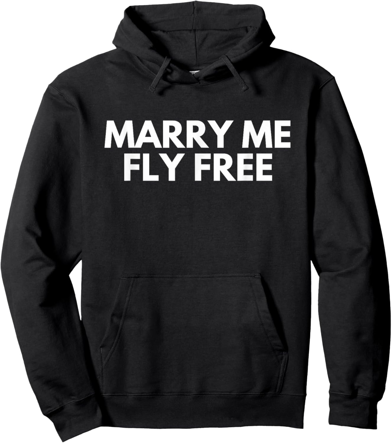 Marry Me Fly Free Pilots Flight Attendant Flying Hoodie - Hoodie | Black