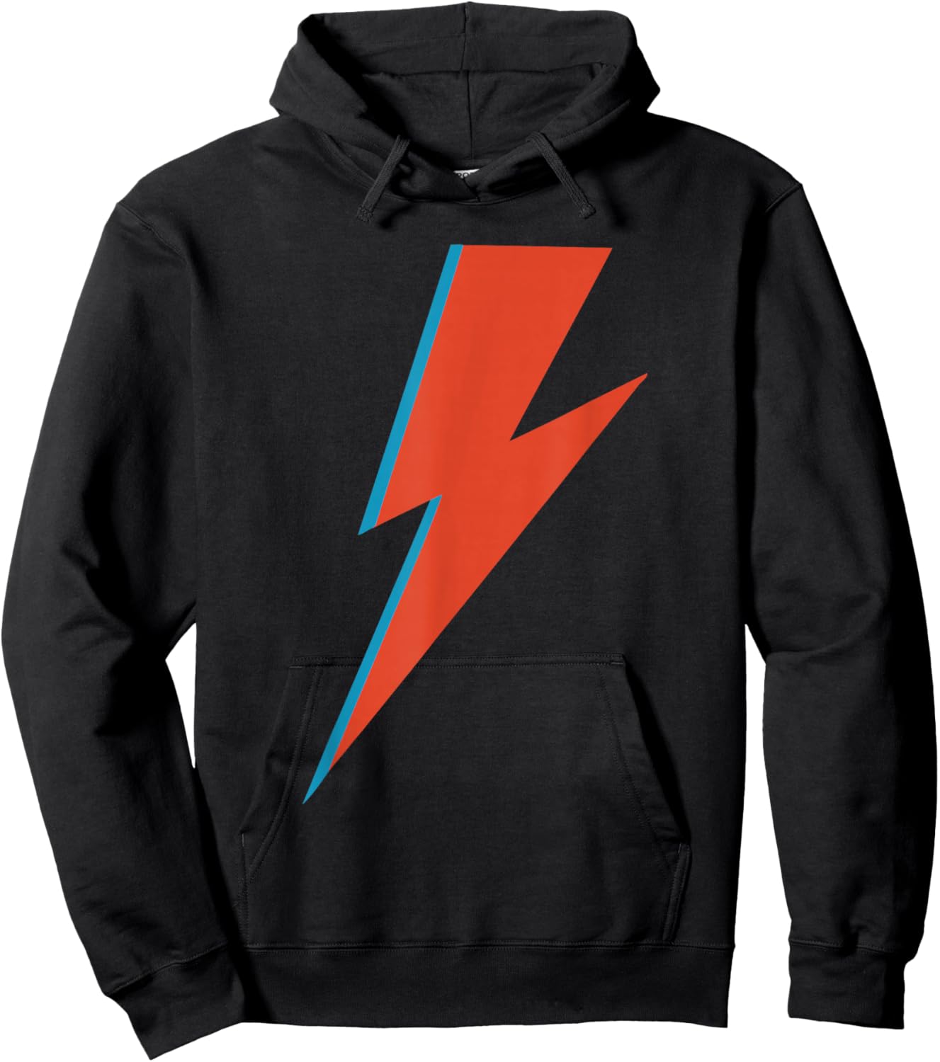 Lightning Bolt as Worn by Ziggy Rock Classic Music Sane 70s Hoodie - Hoodie | Black