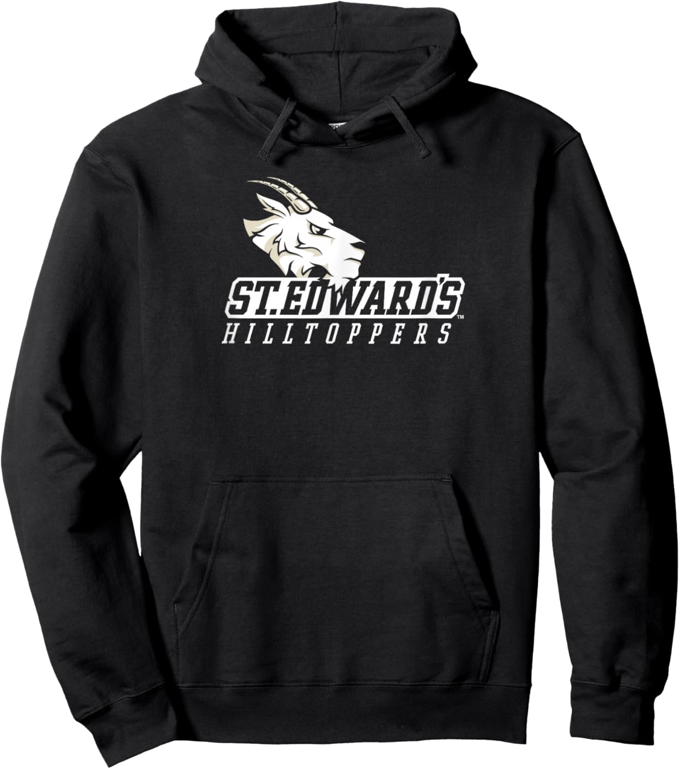 St. Edward's University Hilltoppers Primary Logo Hoodie - Hoodie | Black
