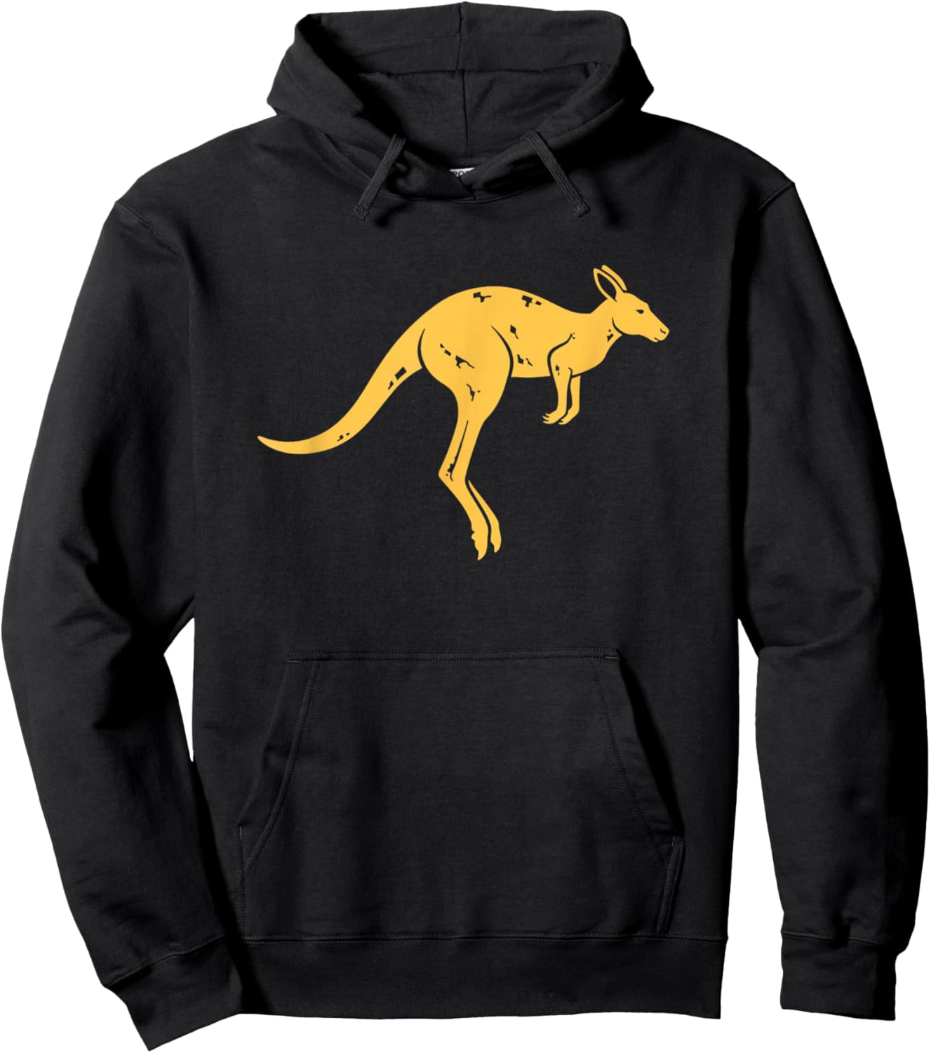 Australian Kangaroo Silhouette Australia Patriotic Animal Hoodie - Hoodie | Black