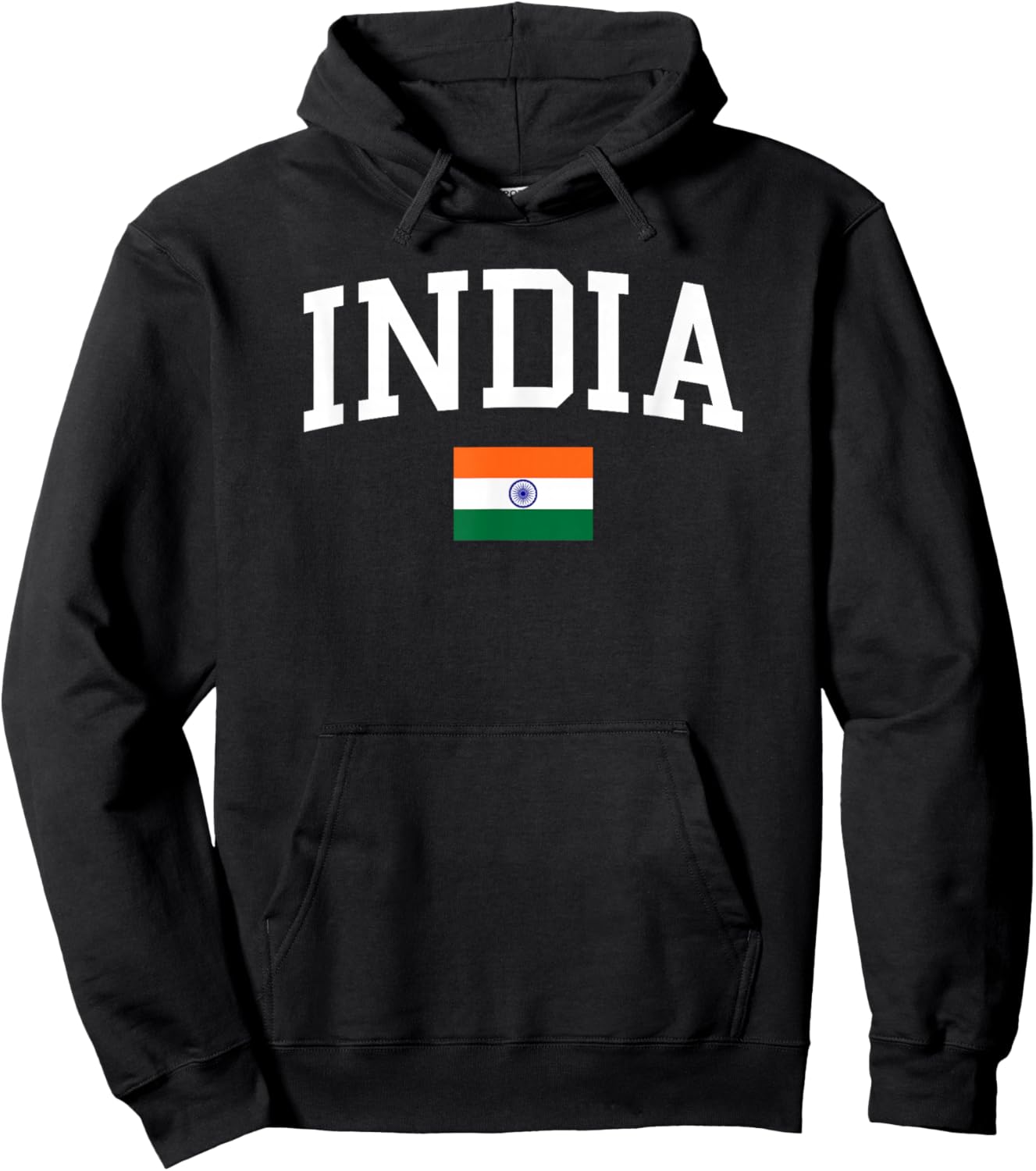Indian Flag Men Women Kids India Hoodie - Hoodie | Black