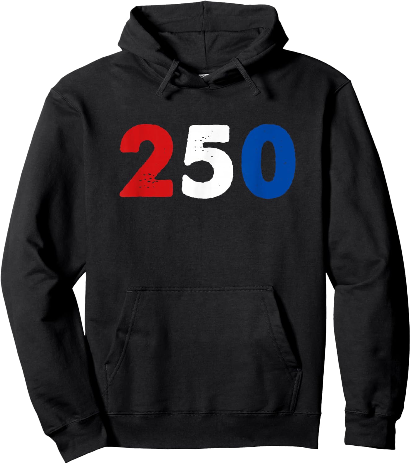 250 Years 1776-2026 250th Birthday USA Patriotic 4th of July Hoodie - Hoodie | Black
