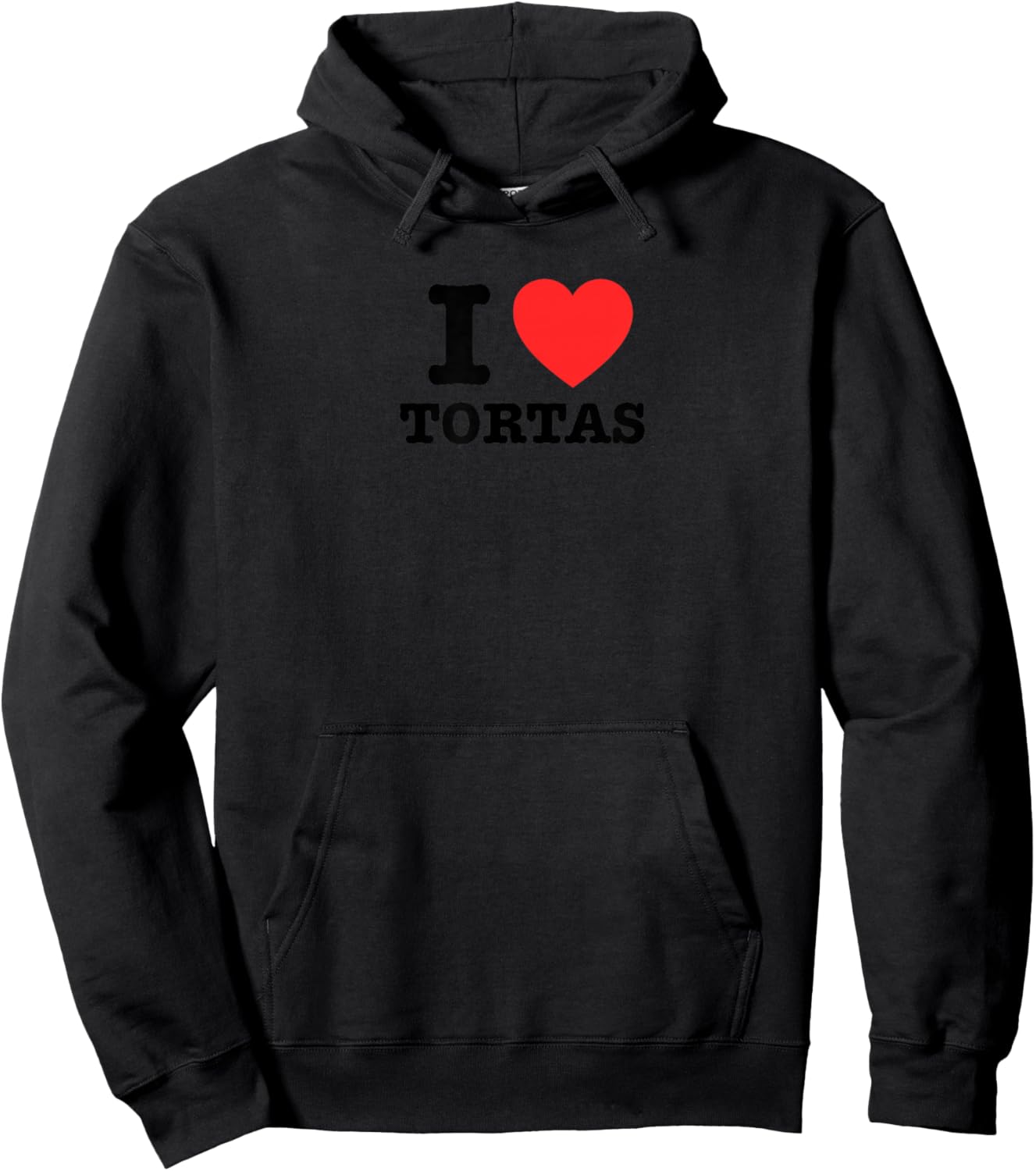 I Love Tortas Hoodie - Hoodie | Black