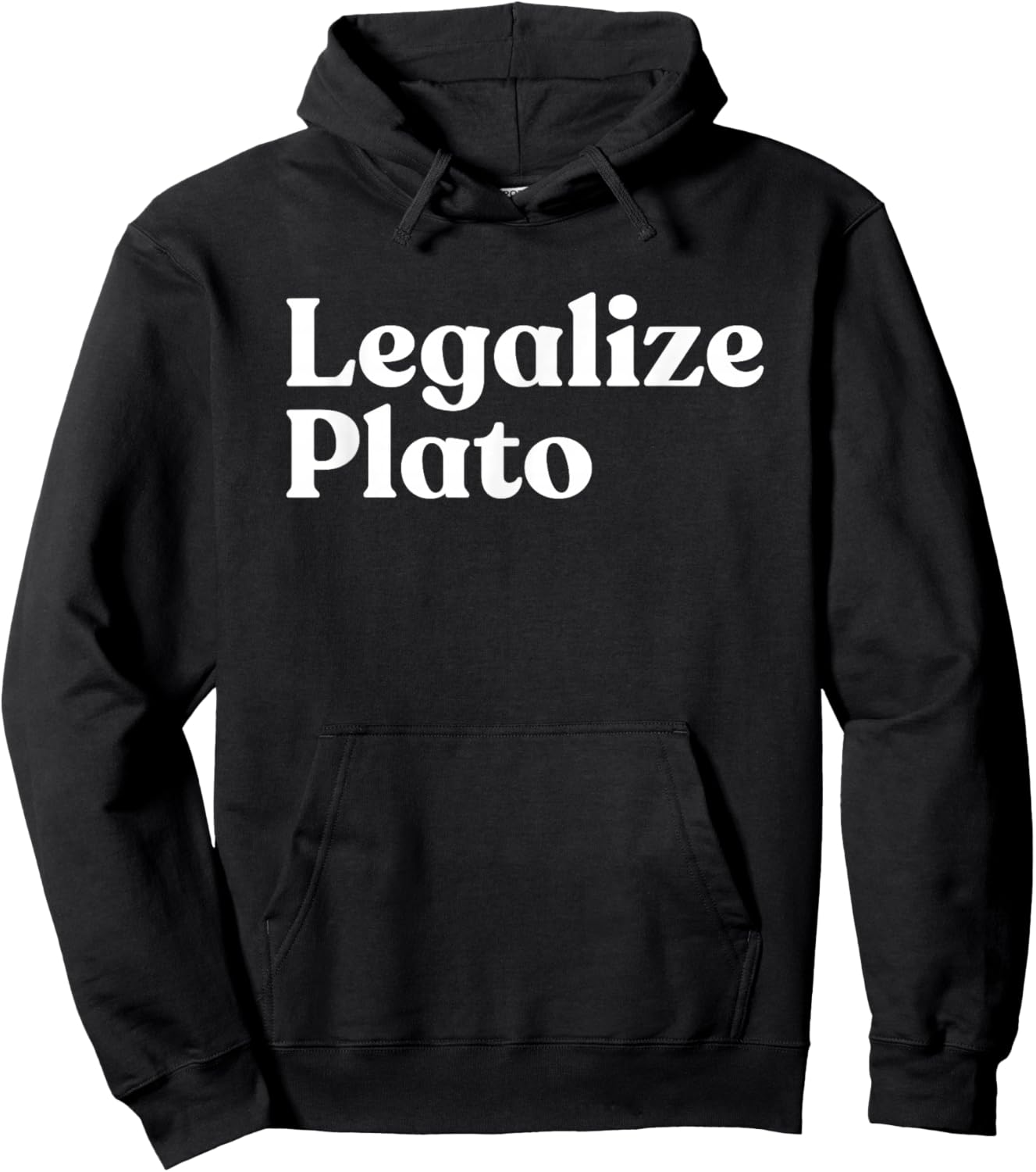 Legalize Plato Philosophy Humor Ancient Greek Thinker Meme Hoodie - Hoodie | Black