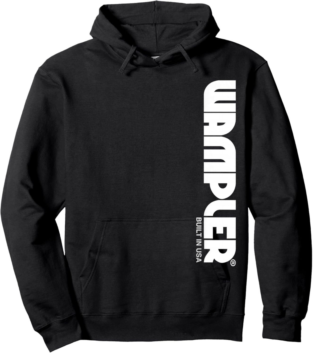 Wampler Pedals Vertical Logo Hoodie - Hoodie | Black