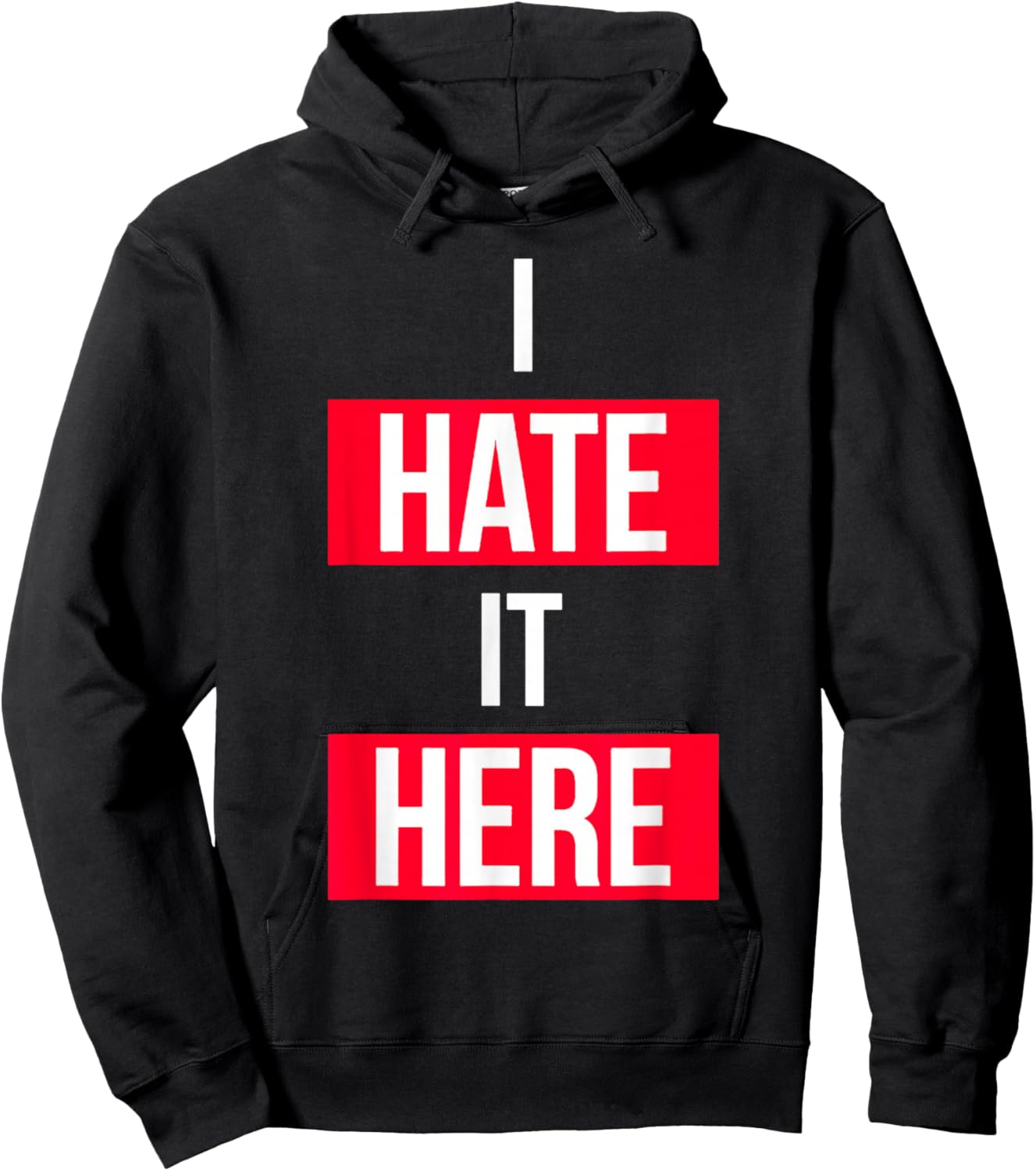 T-Shirt Hoodie - Hoodie | Black