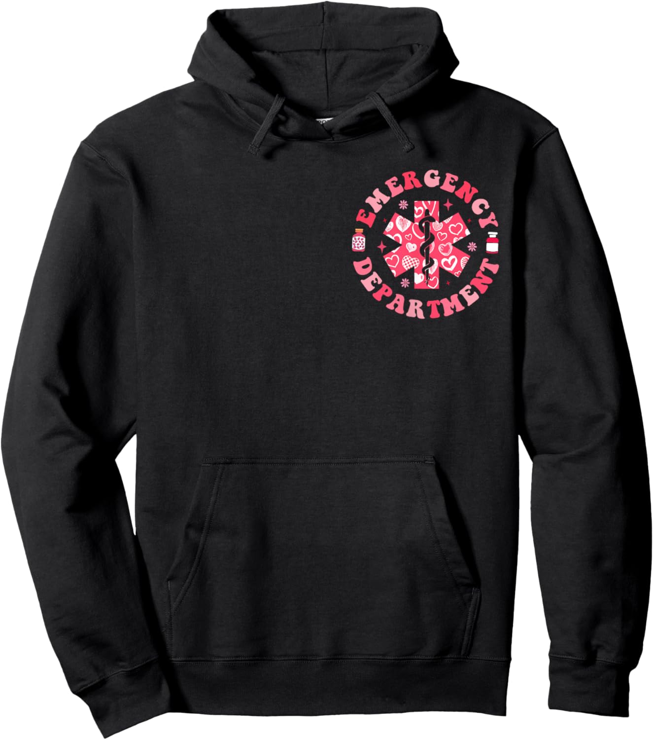 2 Sided Hoodie - Hoodie | Black