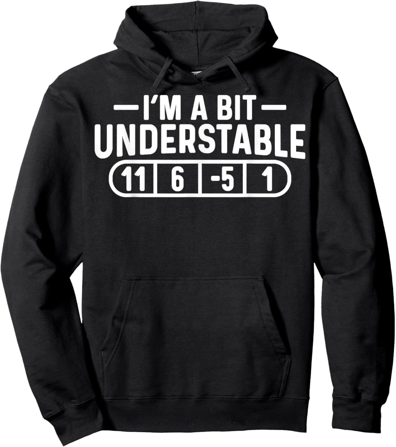 I'm a Bit Understable Disc Golf Frisbee Golfer Disc Golfing Hoodie - Hoodie | Black