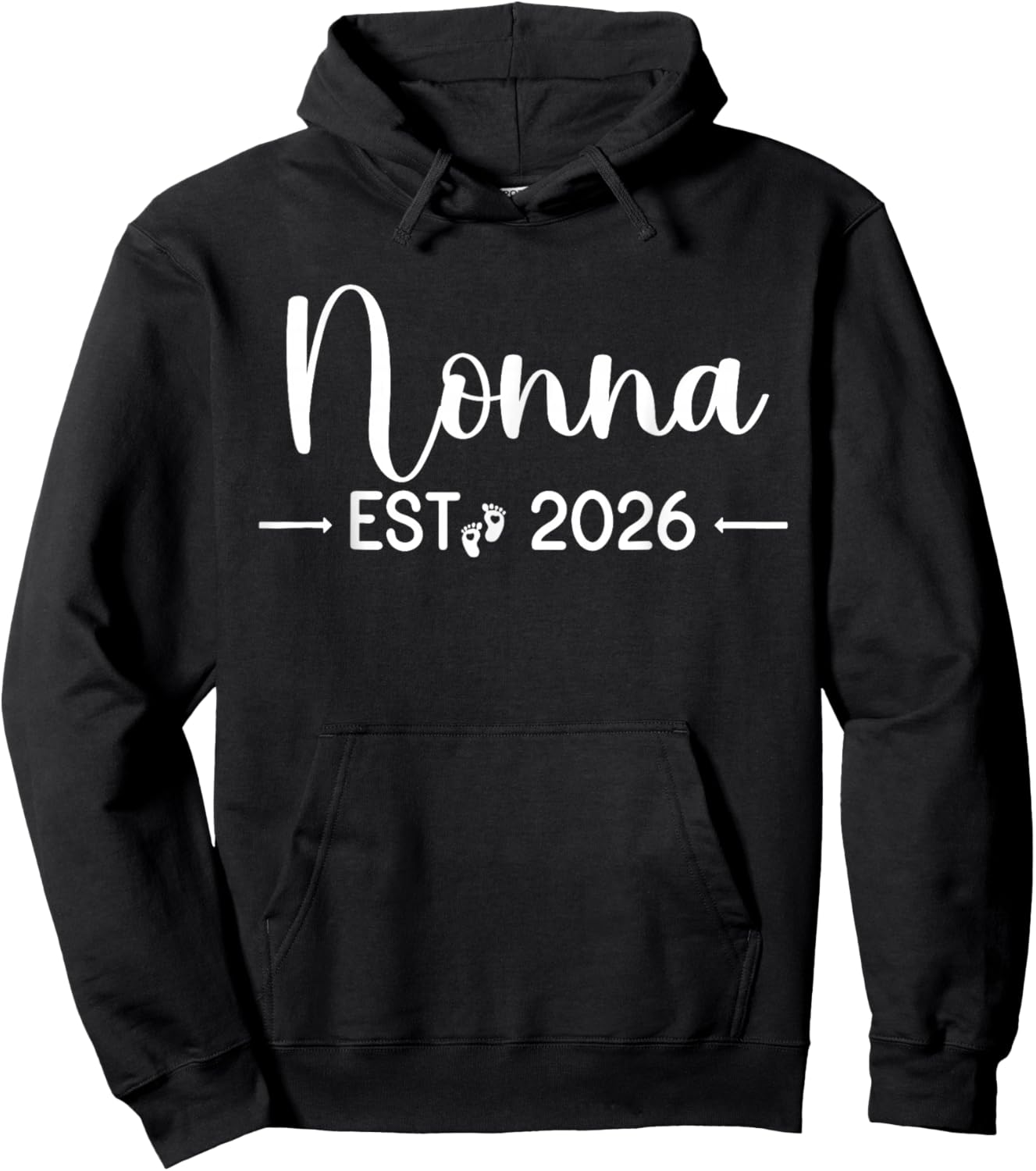 Nonna Est 2026 New Matching Mother to Be 2026 Hoodie - Hoodie | Black
