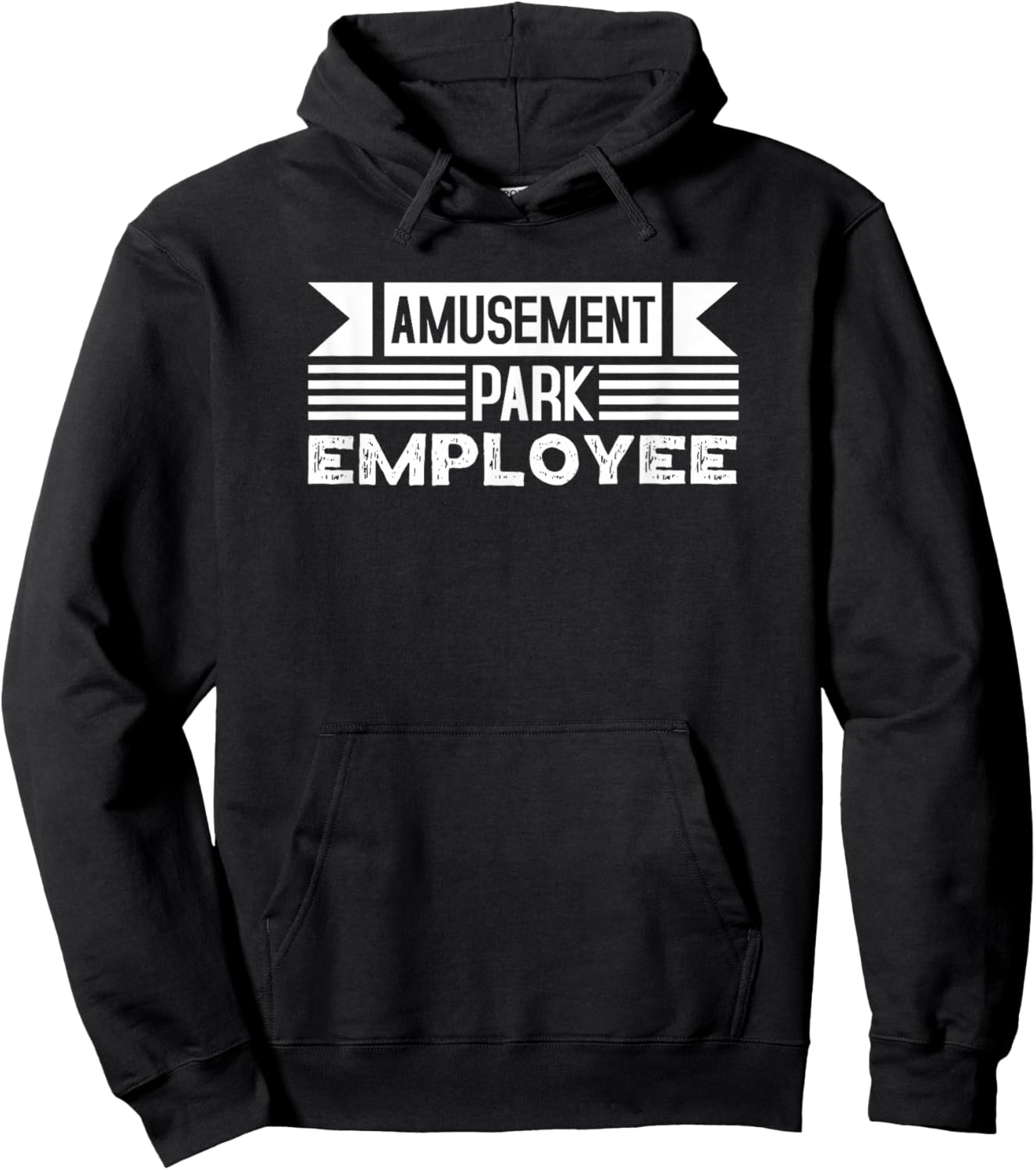 Amusement Park Employee Uniform Theme Job Pride Hoodie - Hoodie | Black